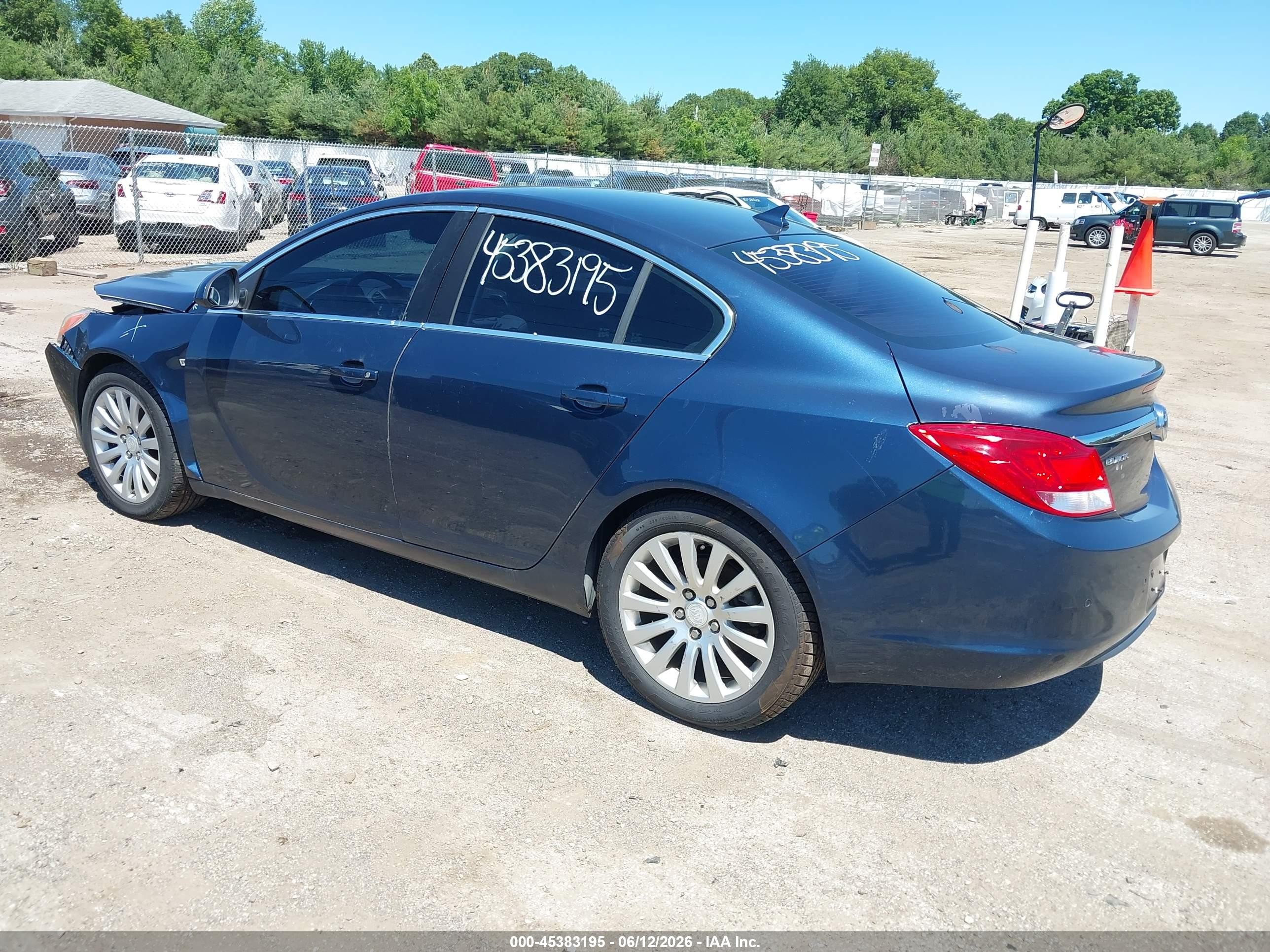2011 Buick Regal Cxl Russelsheim Blue vin: W04GS5EC5B1055558