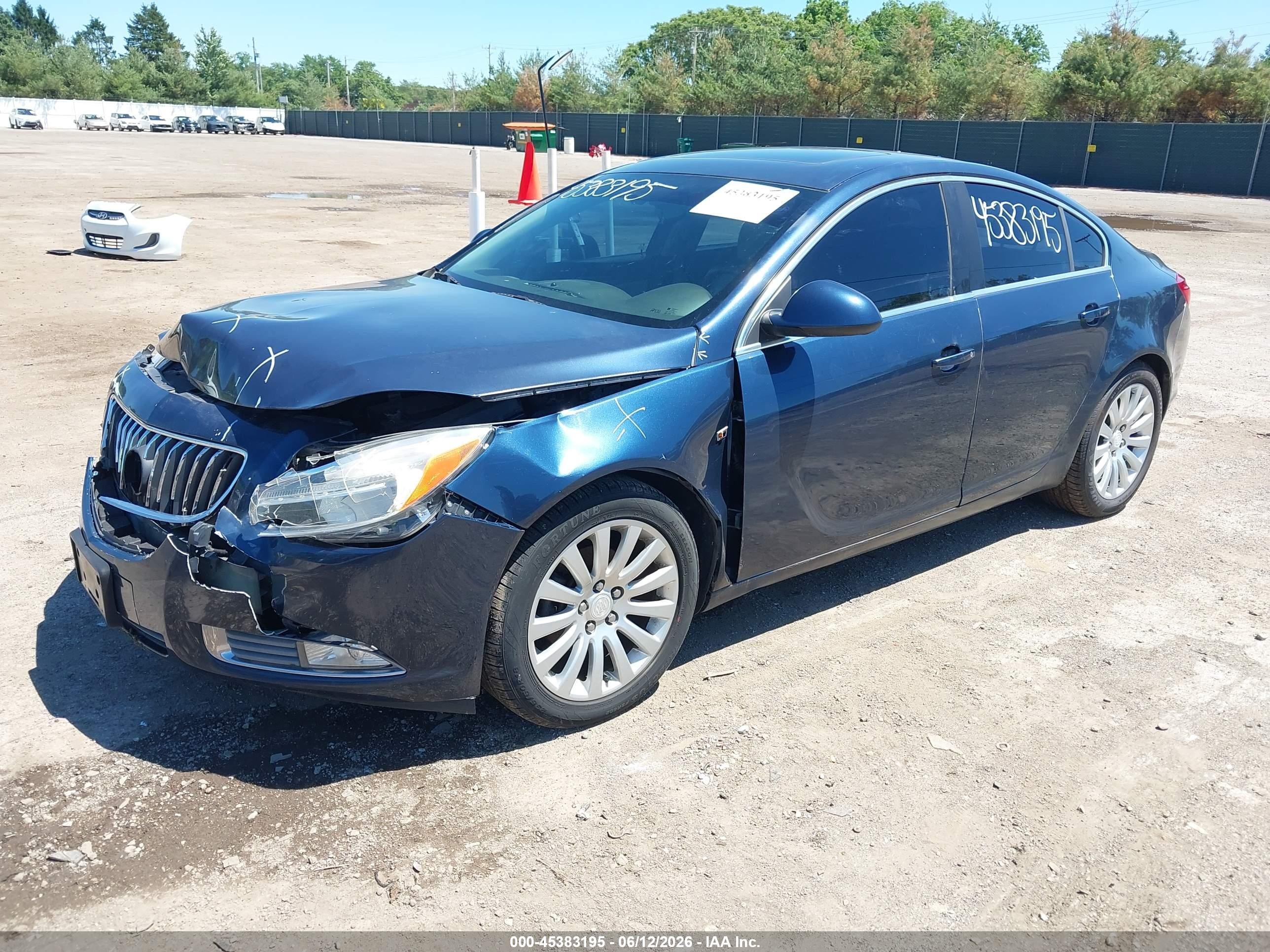2011 Buick Regal Cxl Russelsheim Blue vin: W04GS5EC5B1055558