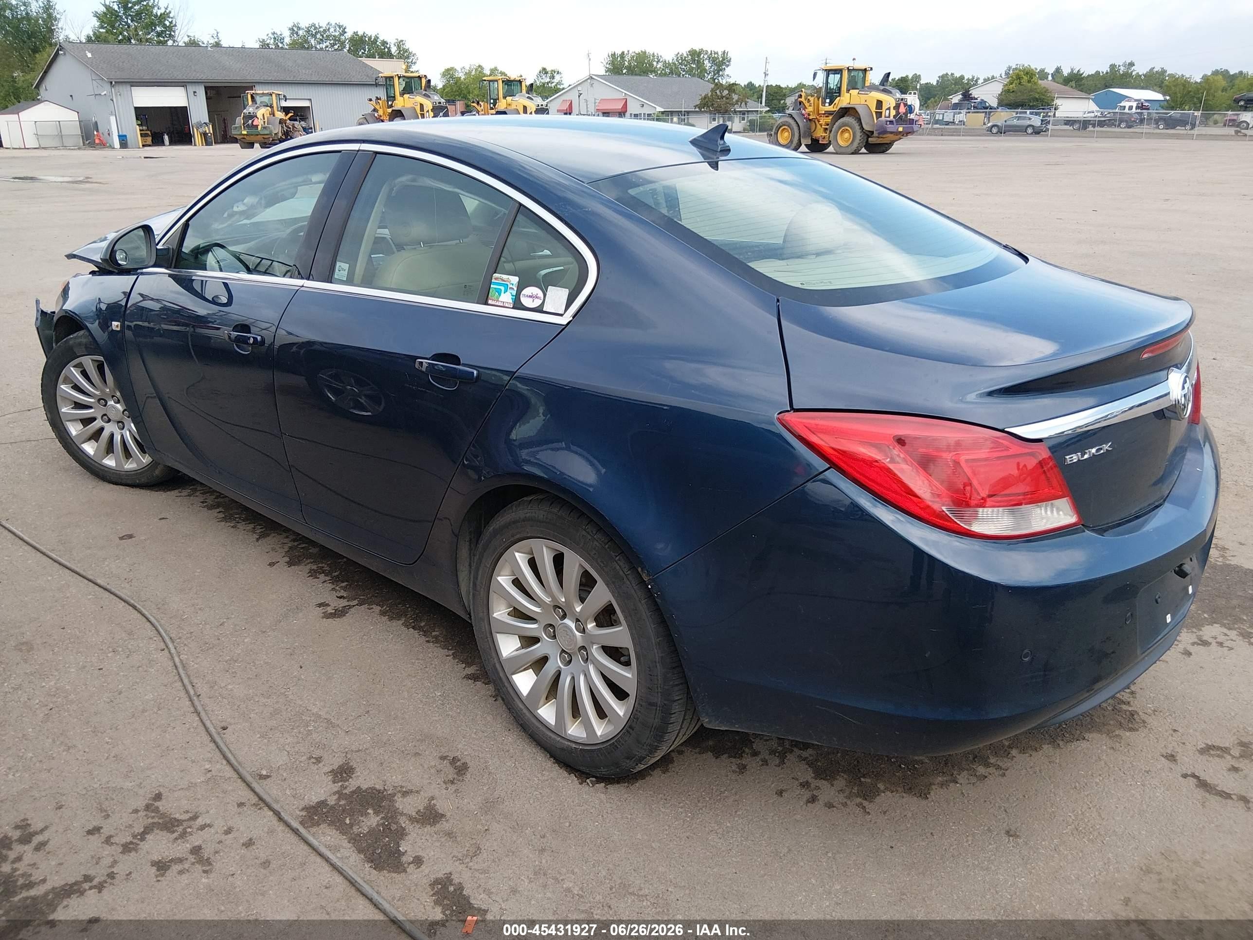 2011 Buick Regal Cxl Russelsheim Blue vin: W04GS5EC8B1078235