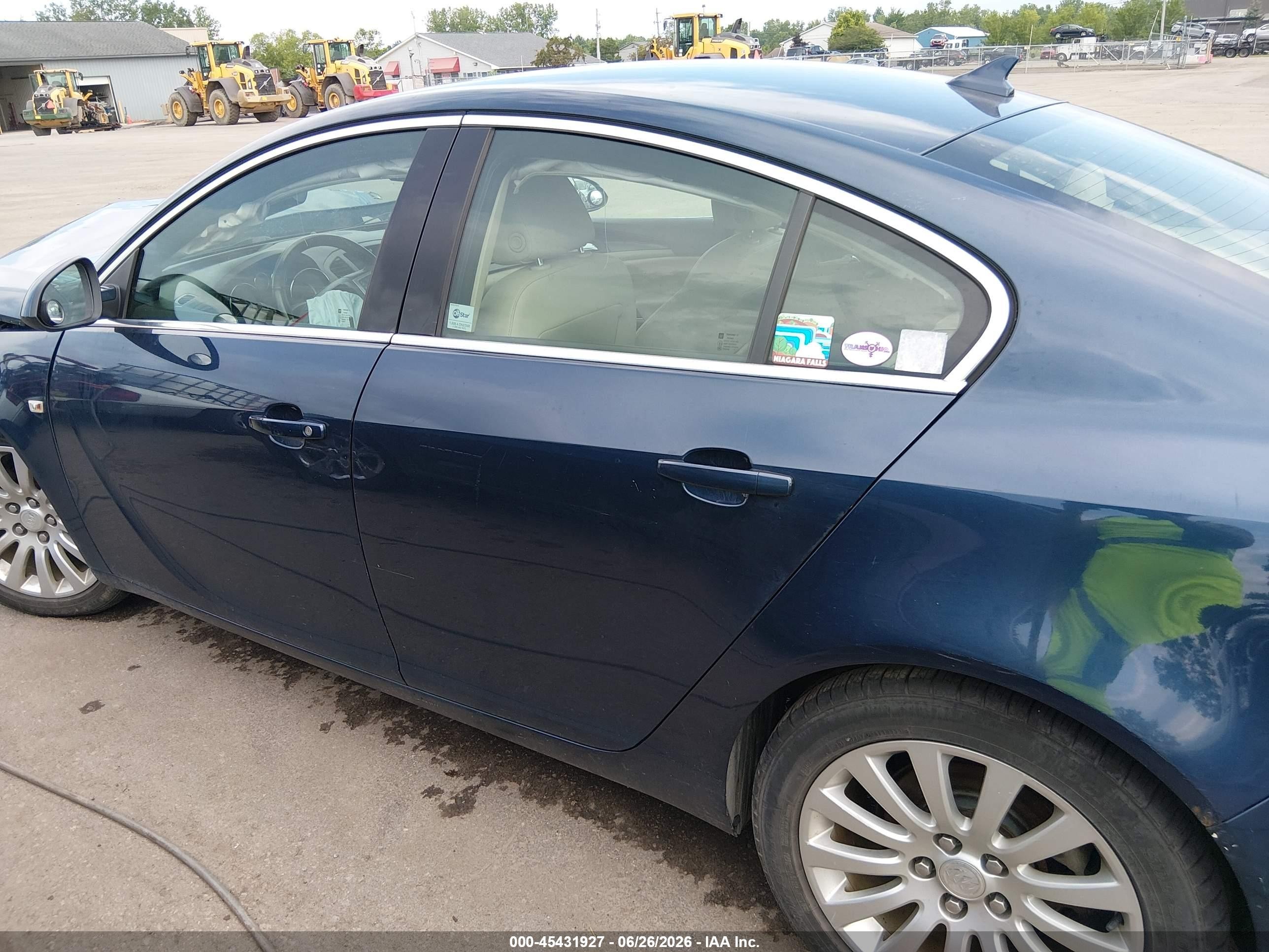 2011 Buick Regal Cxl Russelsheim Blue vin: W04GS5EC8B1078235