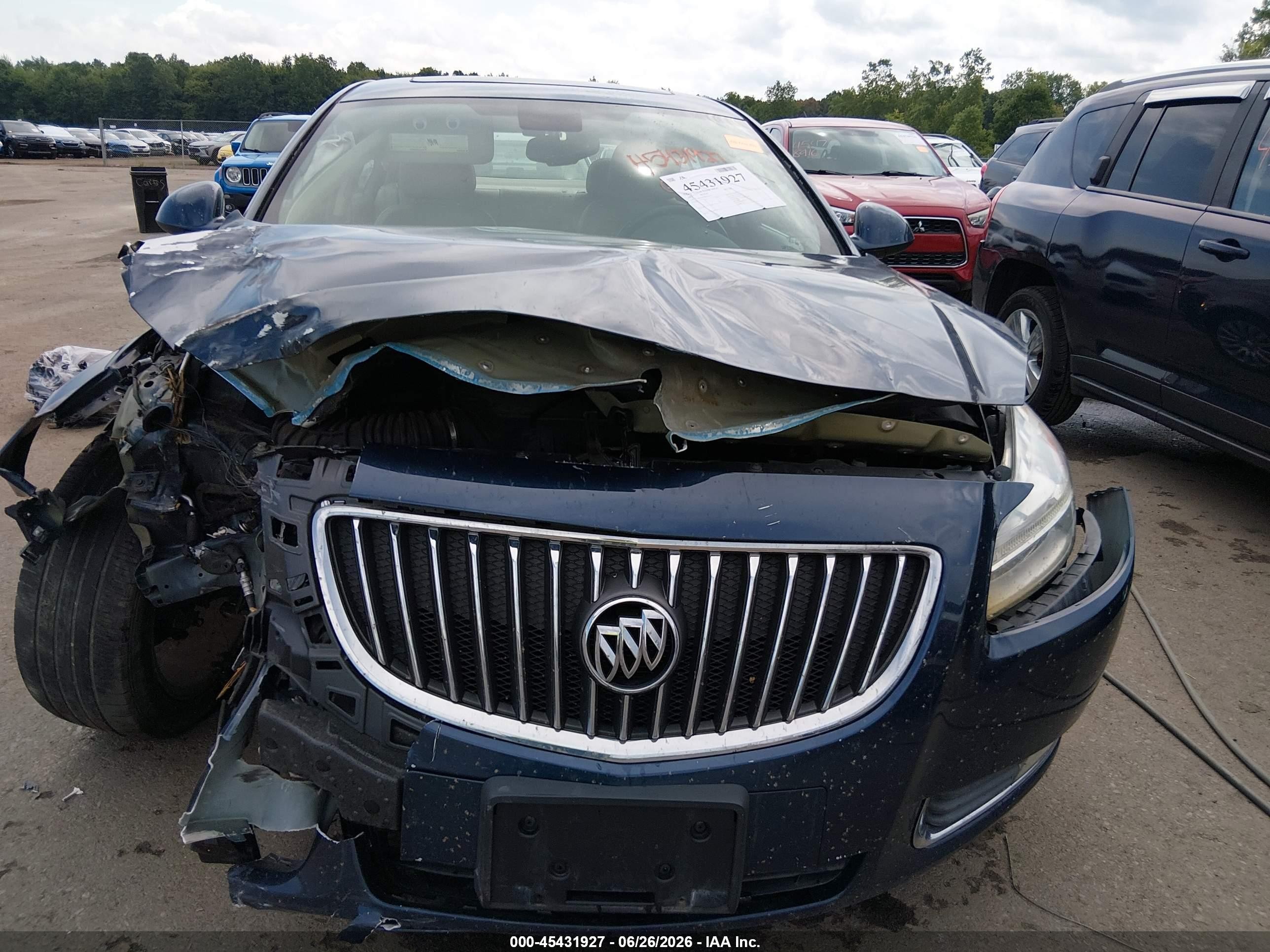 2011 Buick Regal Cxl Russelsheim Blue vin: W04GS5EC8B1078235