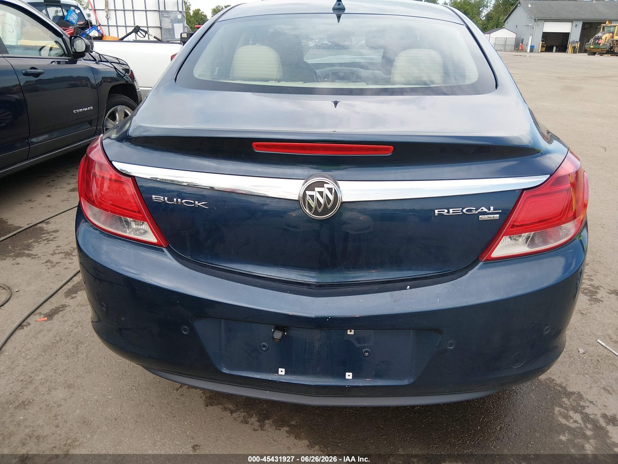 2011 Buick Regal Cxl Russelsheim Blue vin: W04GS5EC8B1078235