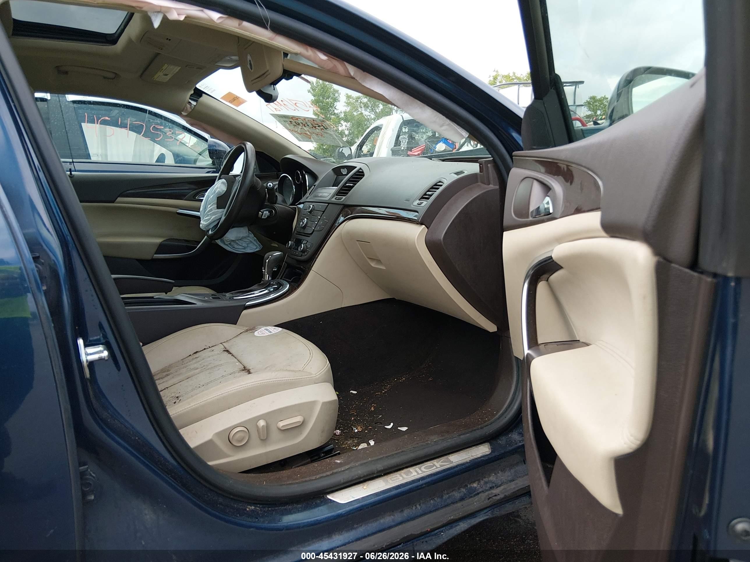 2011 Buick Regal Cxl Russelsheim Blue vin: W04GS5EC8B1078235