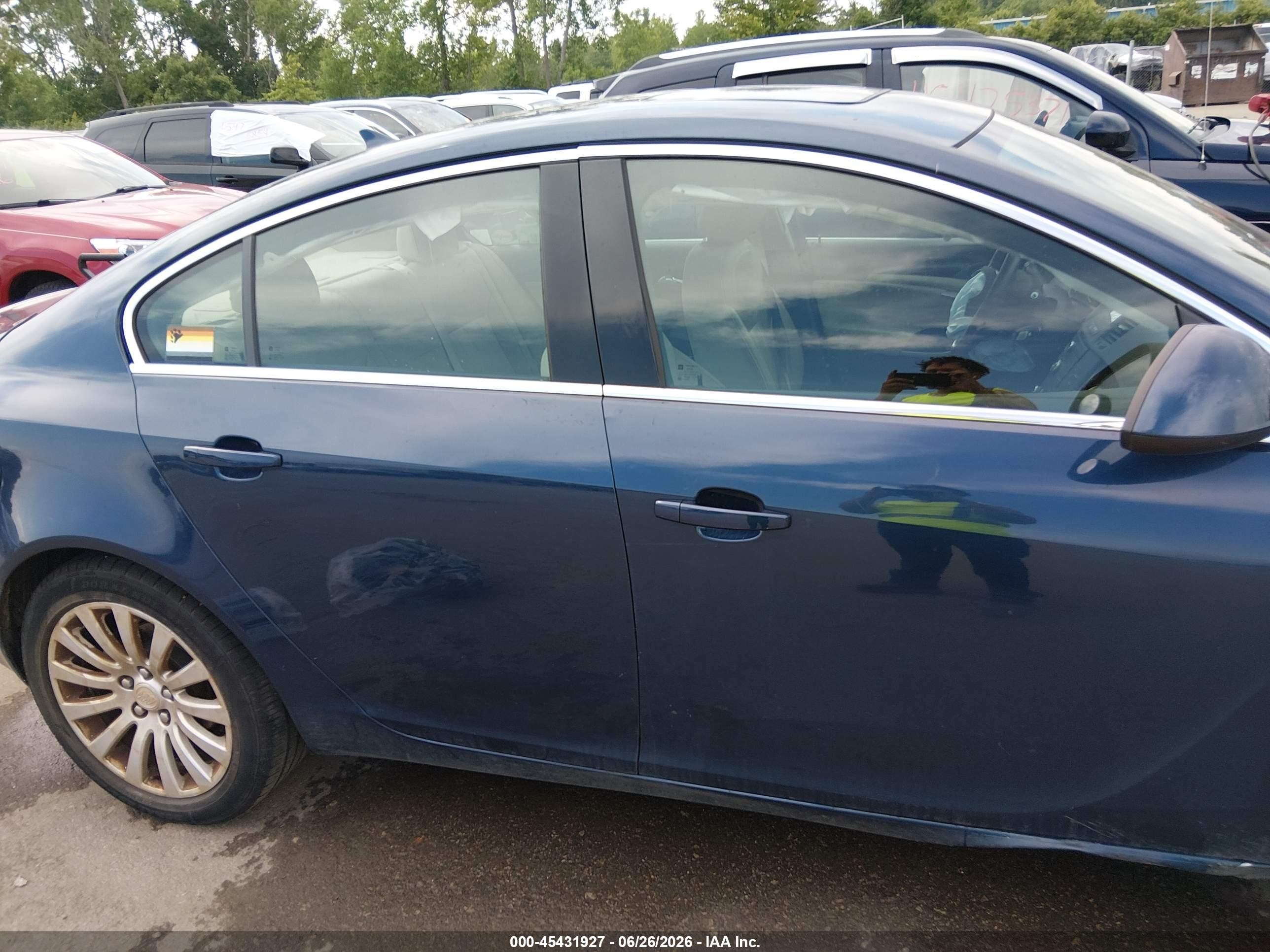 2011 Buick Regal Cxl Russelsheim Blue vin: W04GS5EC8B1078235