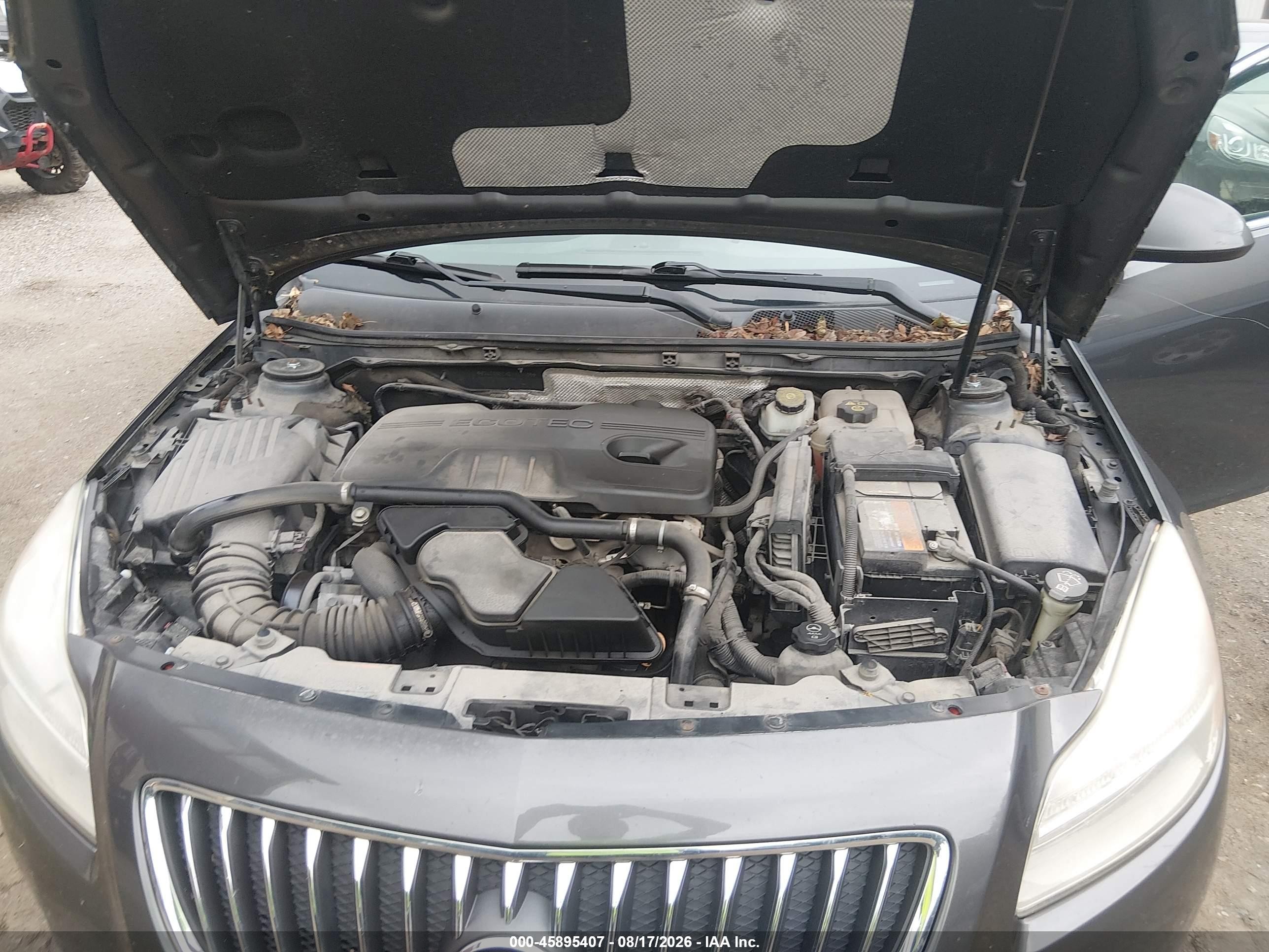 2011 Buick Regal Cxl Russelsheim Gray vin: W04GS5ECXB1140105