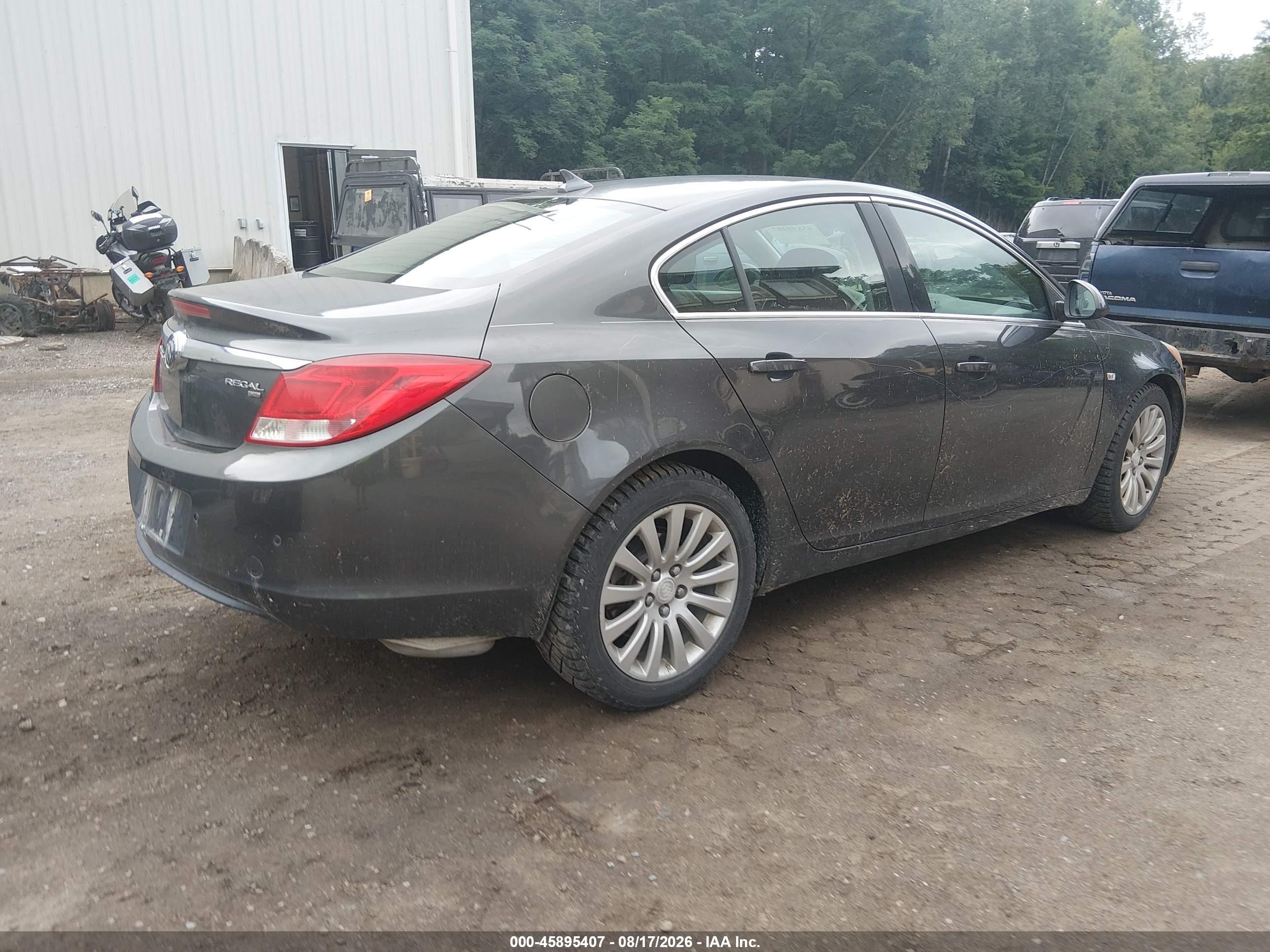 2011 Buick Regal Cxl Russelsheim Gray vin: W04GS5ECXB1140105
