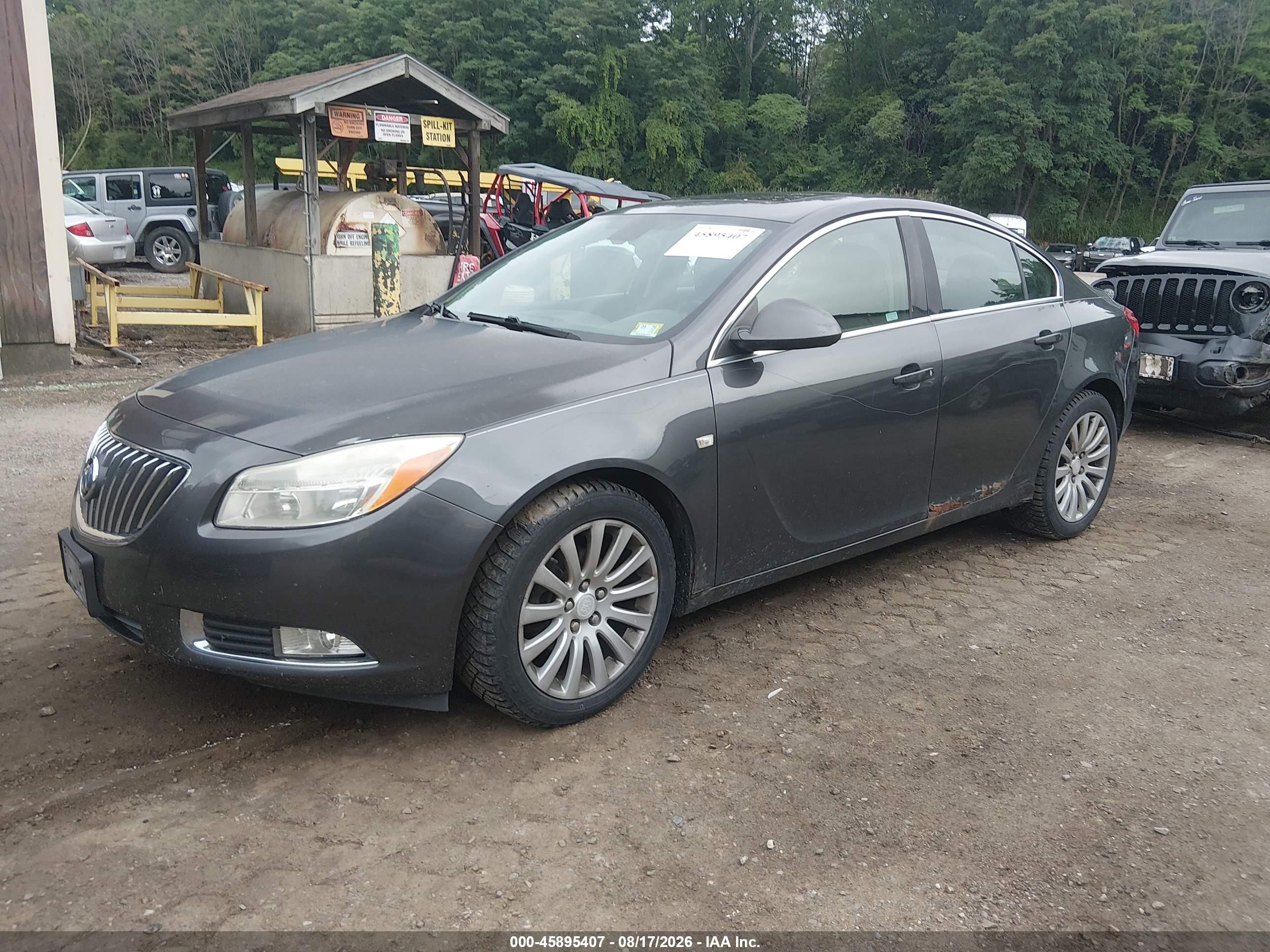 2011 Buick Regal Cxl Russelsheim Gray vin: W04GS5ECXB1140105