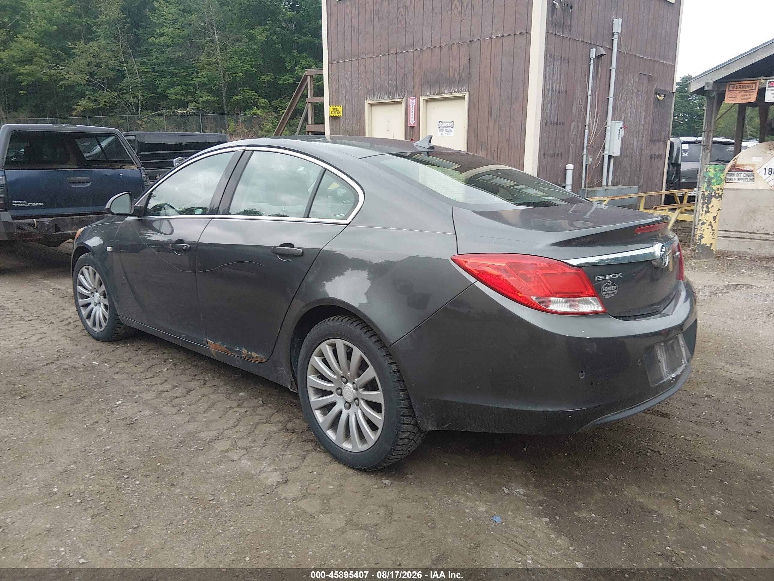 2011 Buick Regal Cxl Russelsheim Gray vin: W04GS5ECXB1140105