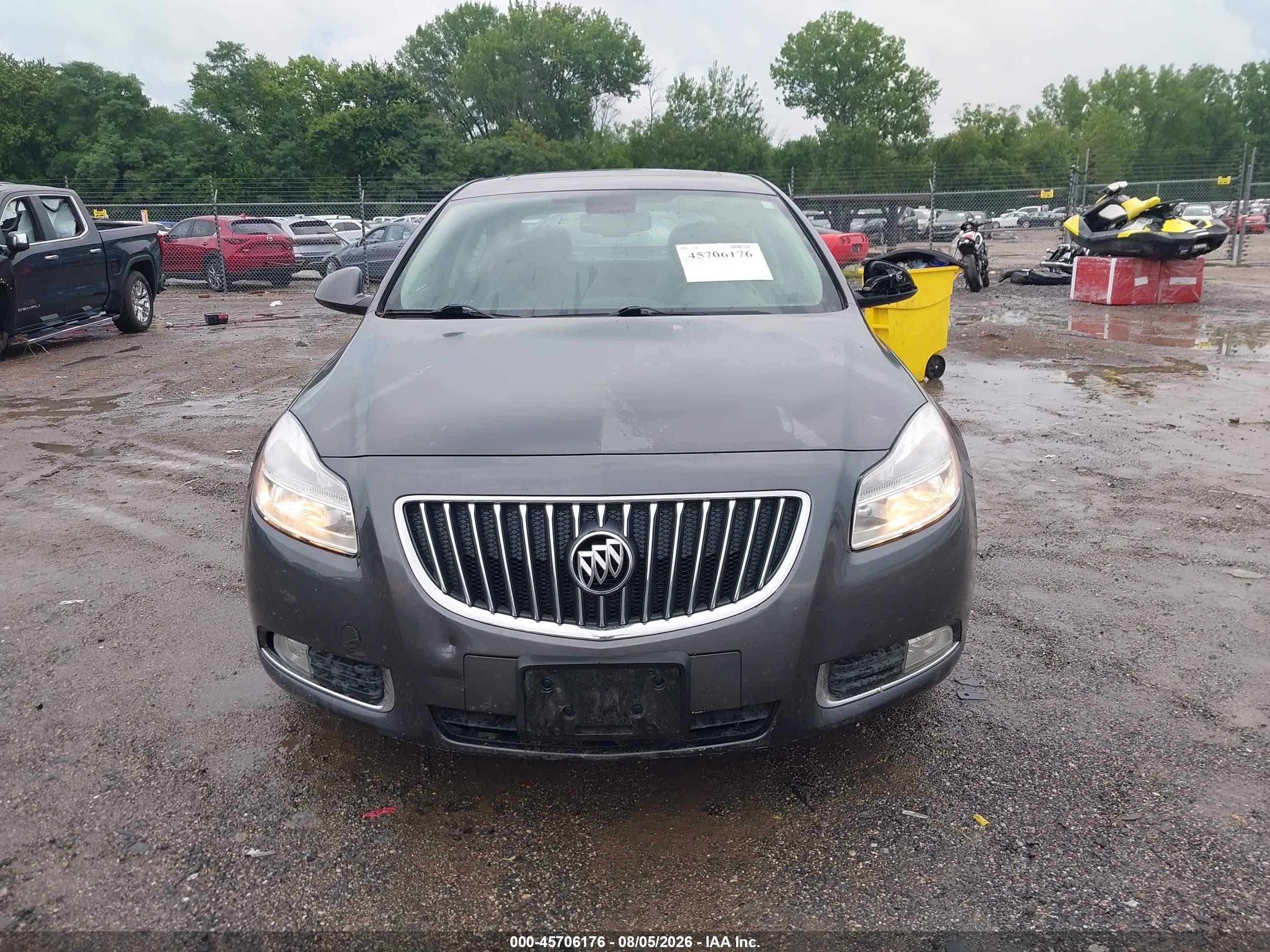 2011 Buick Regal Cxl Russelsheim Gray vin: W04GT5GC1B1007145