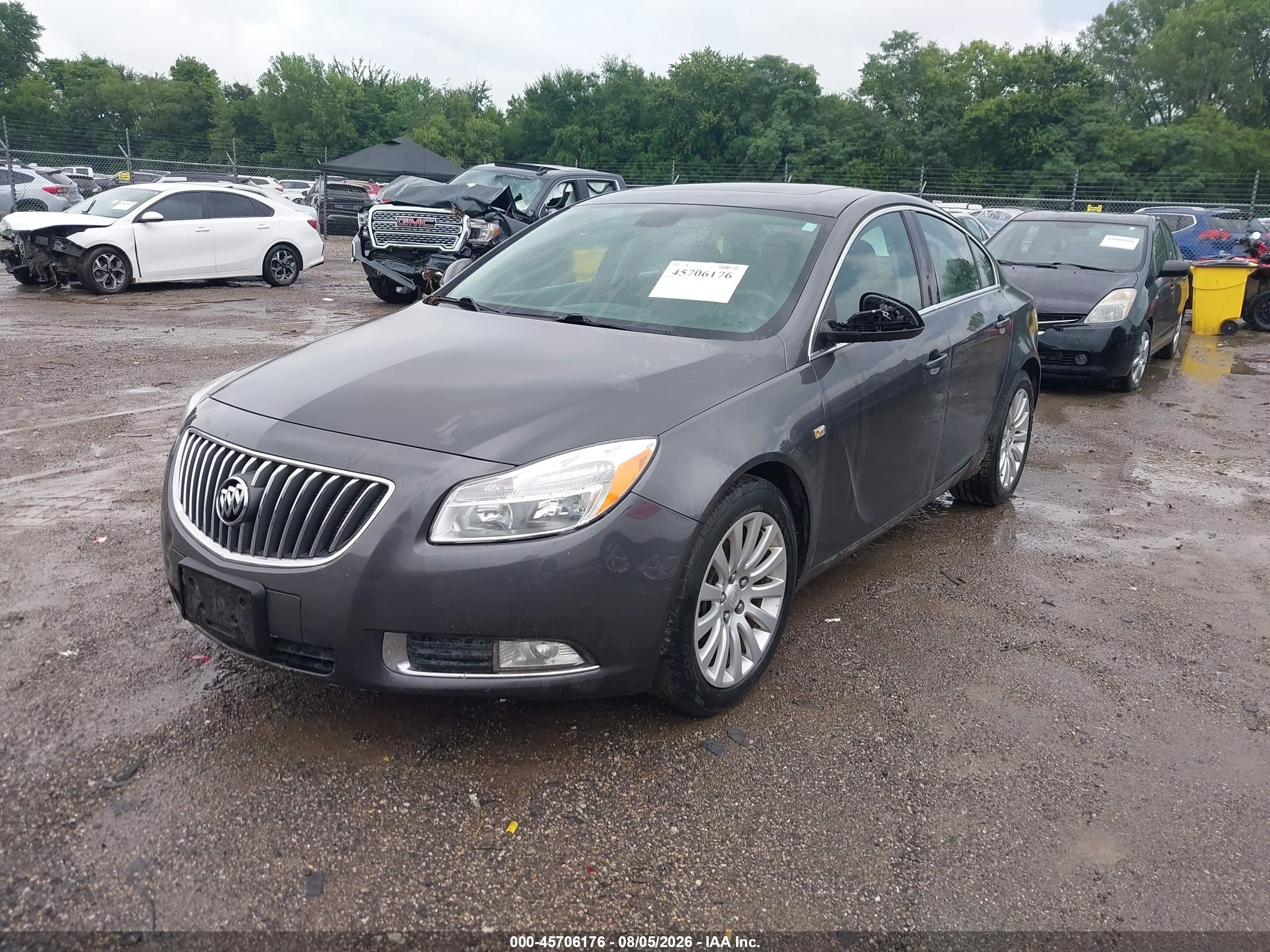 2011 Buick Regal Cxl Russelsheim Gray vin: W04GT5GC1B1007145