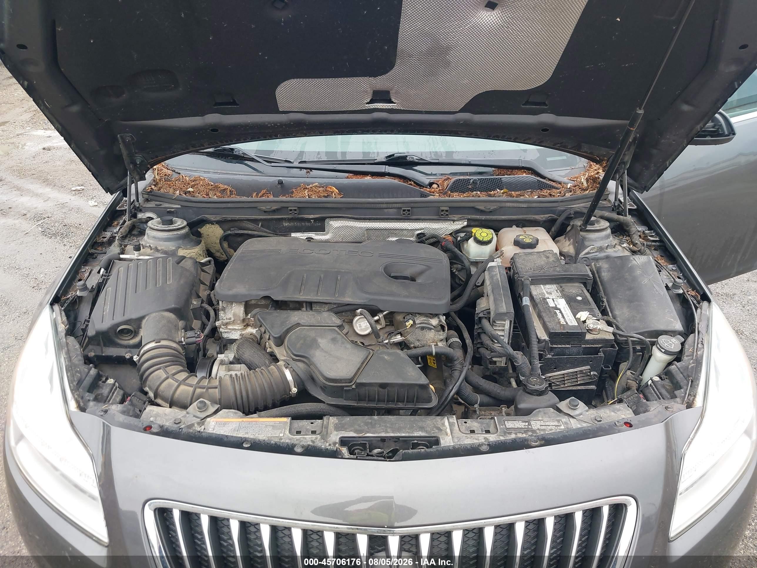 2011 Buick Regal Cxl Russelsheim Gray vin: W04GT5GC1B1007145