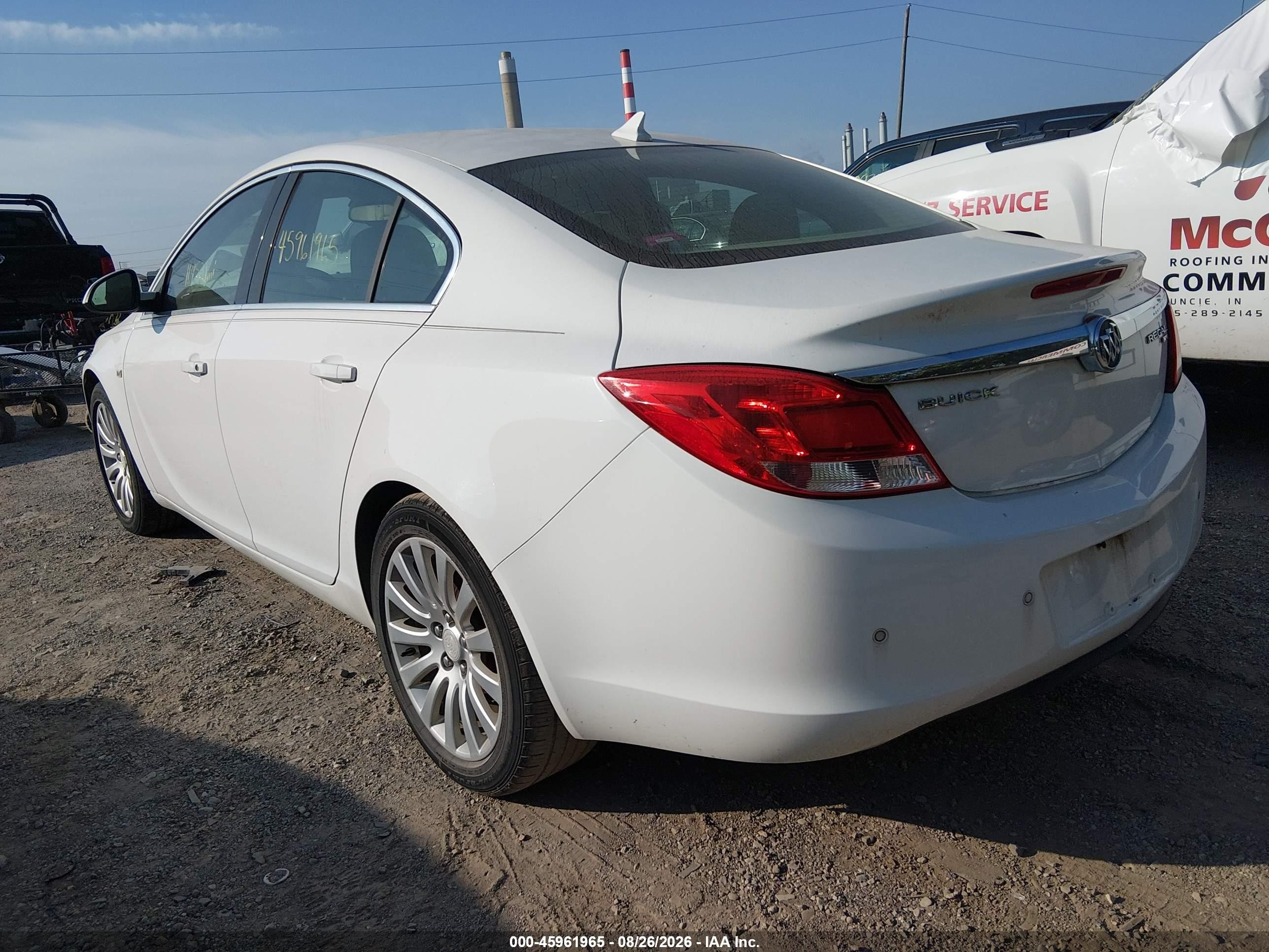 2011 Buick Regal Cxl Russelsheim White vin: W04GT5GC2B1067631