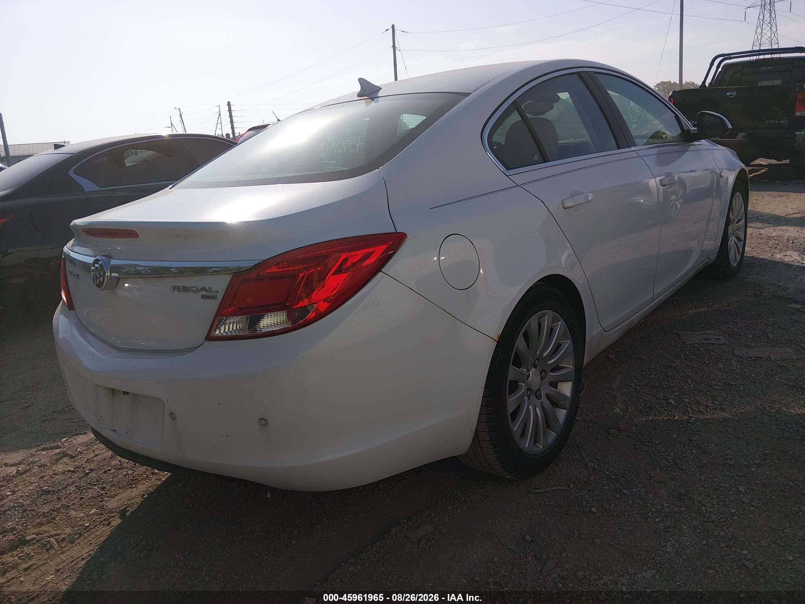 2011 Buick Regal Cxl Russelsheim White vin: W04GT5GC2B1067631