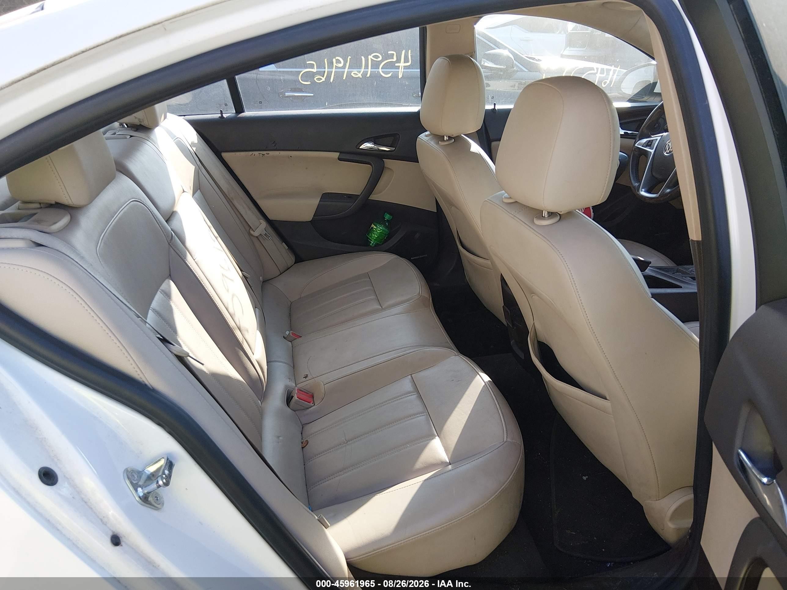 2011 Buick Regal Cxl Russelsheim White vin: W04GT5GC2B1067631