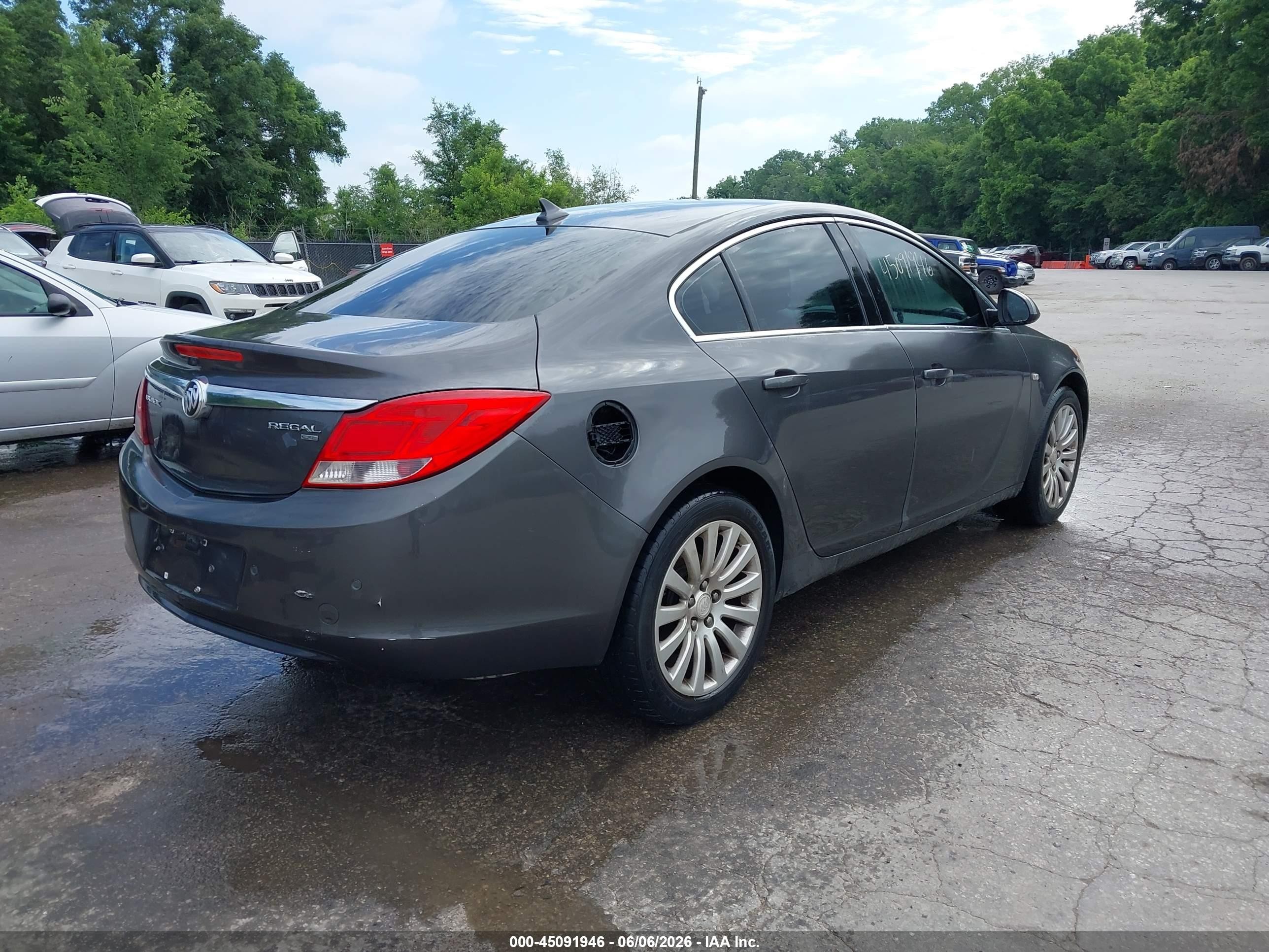 2011 Buick Regal Cxl Russelsheim Gray vin: W04GT5GC5B1079286