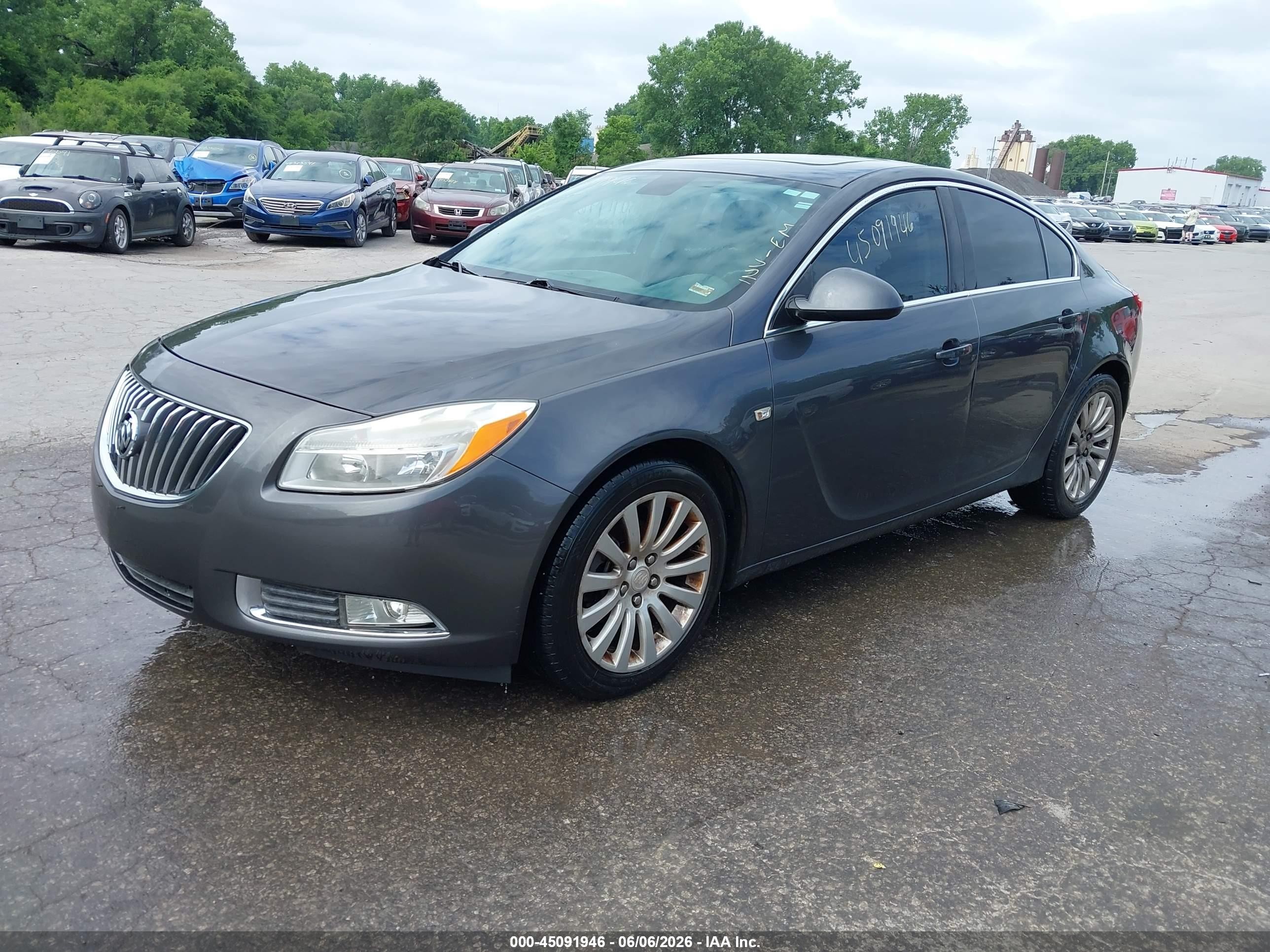 2011 Buick Regal Cxl Russelsheim Gray vin: W04GT5GC5B1079286