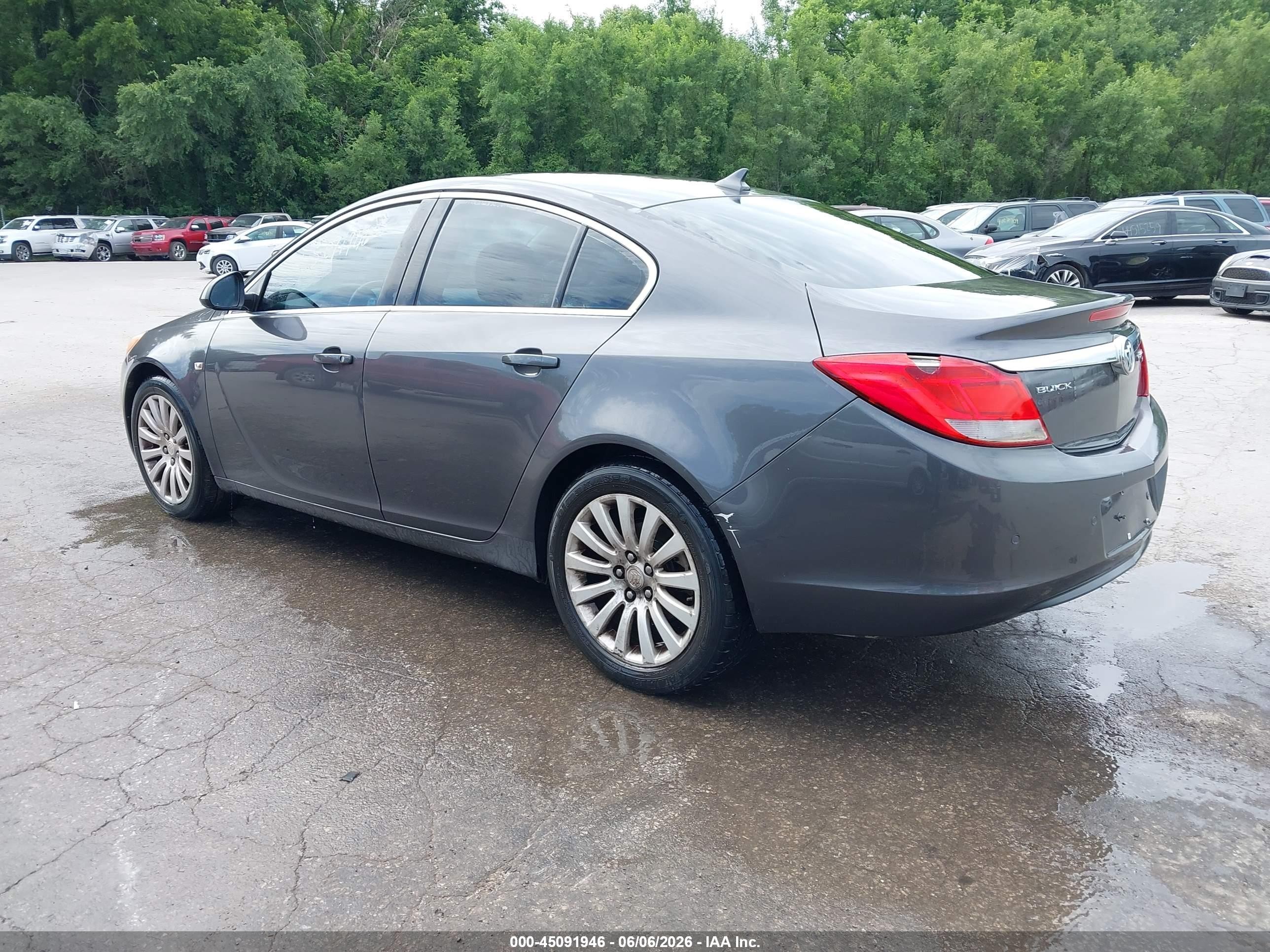 2011 Buick Regal Cxl Russelsheim Gray vin: W04GT5GC5B1079286