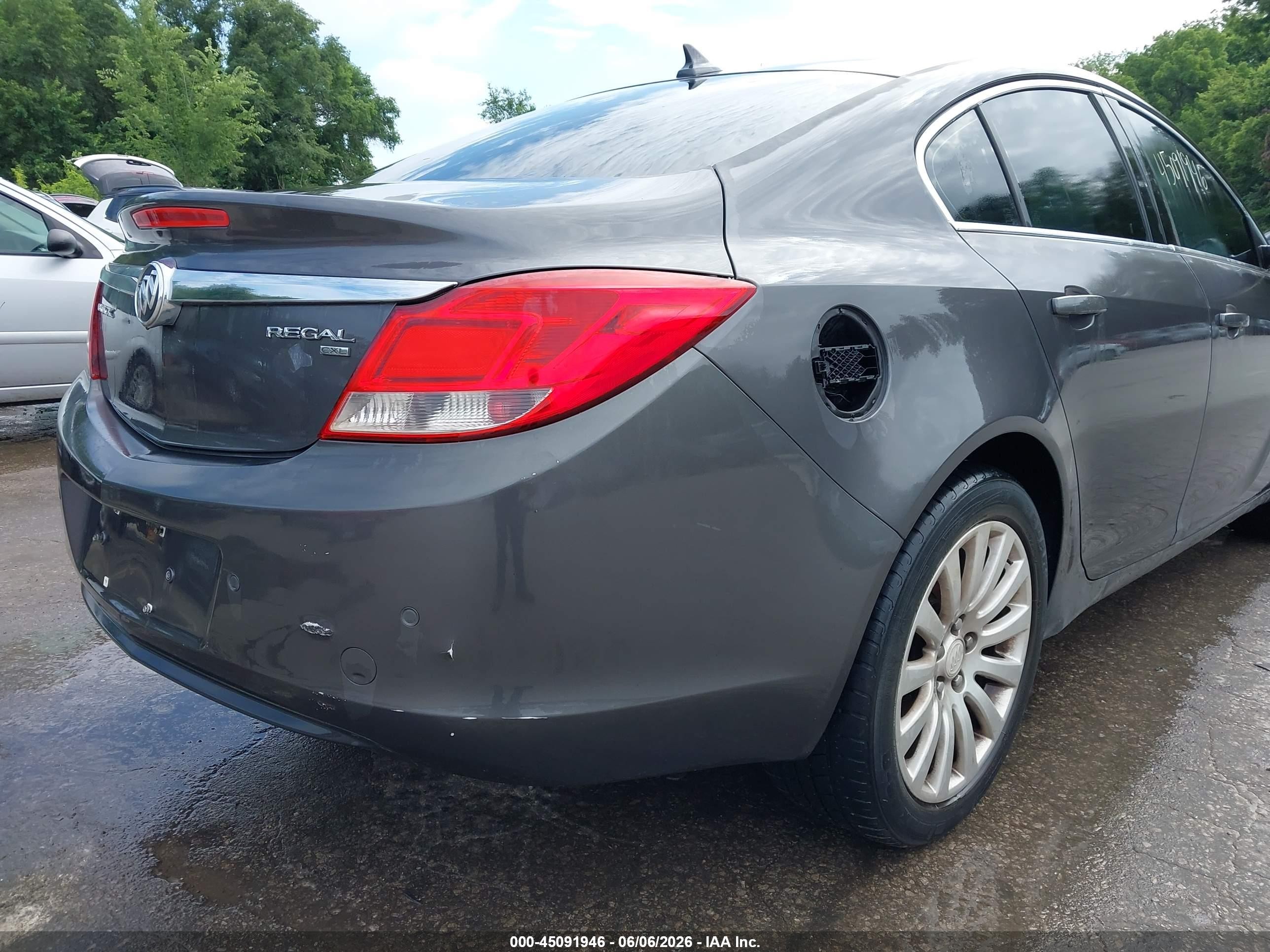 2011 Buick Regal Cxl Russelsheim Gray vin: W04GT5GC5B1079286