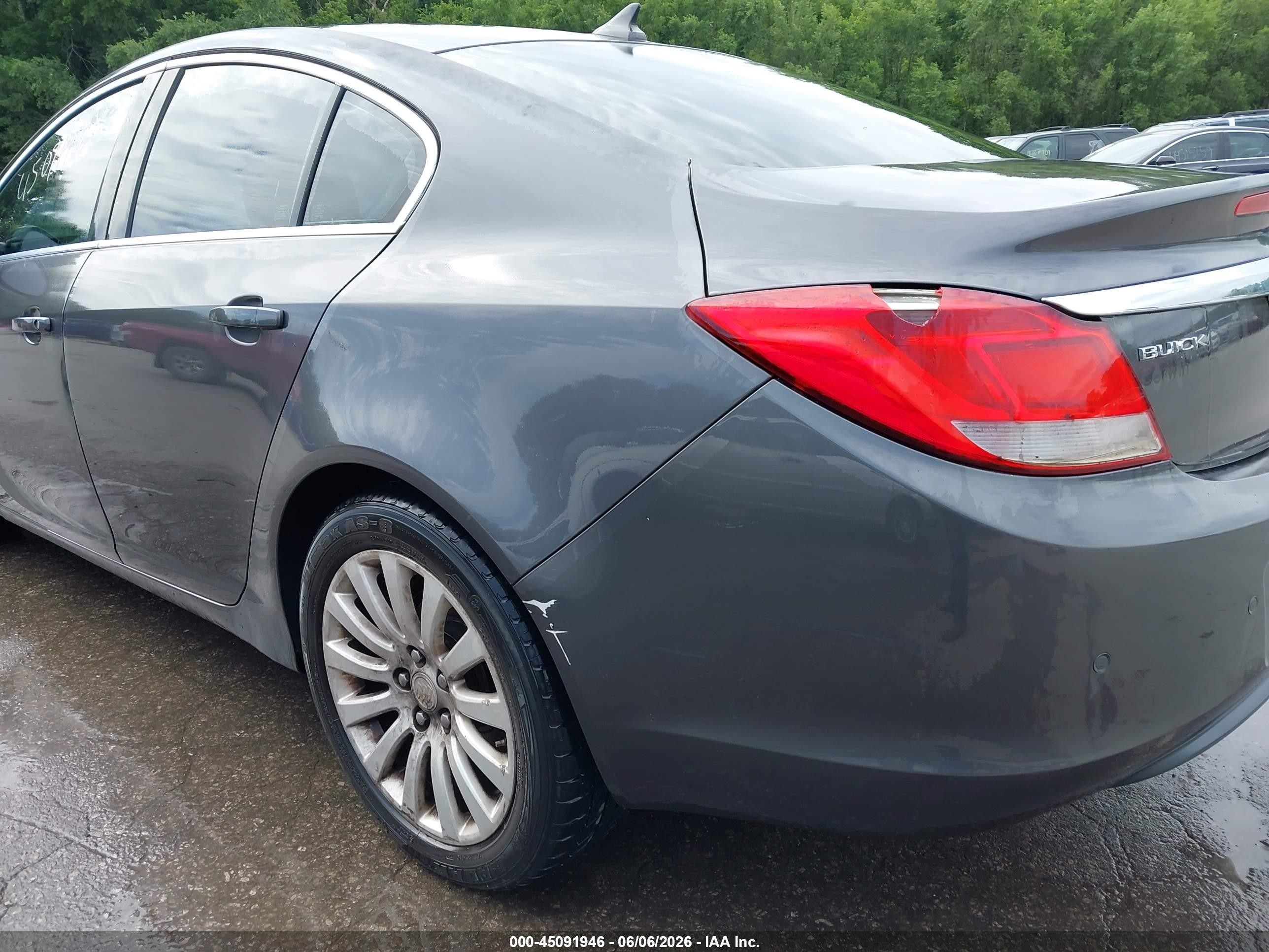 2011 Buick Regal Cxl Russelsheim Gray vin: W04GT5GC5B1079286