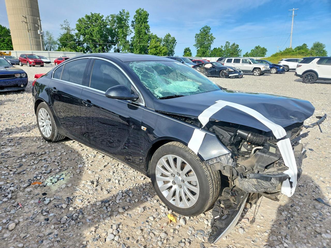 2011 Buick Regal Cxl Черный vin: W04GT5GC6B1004029
