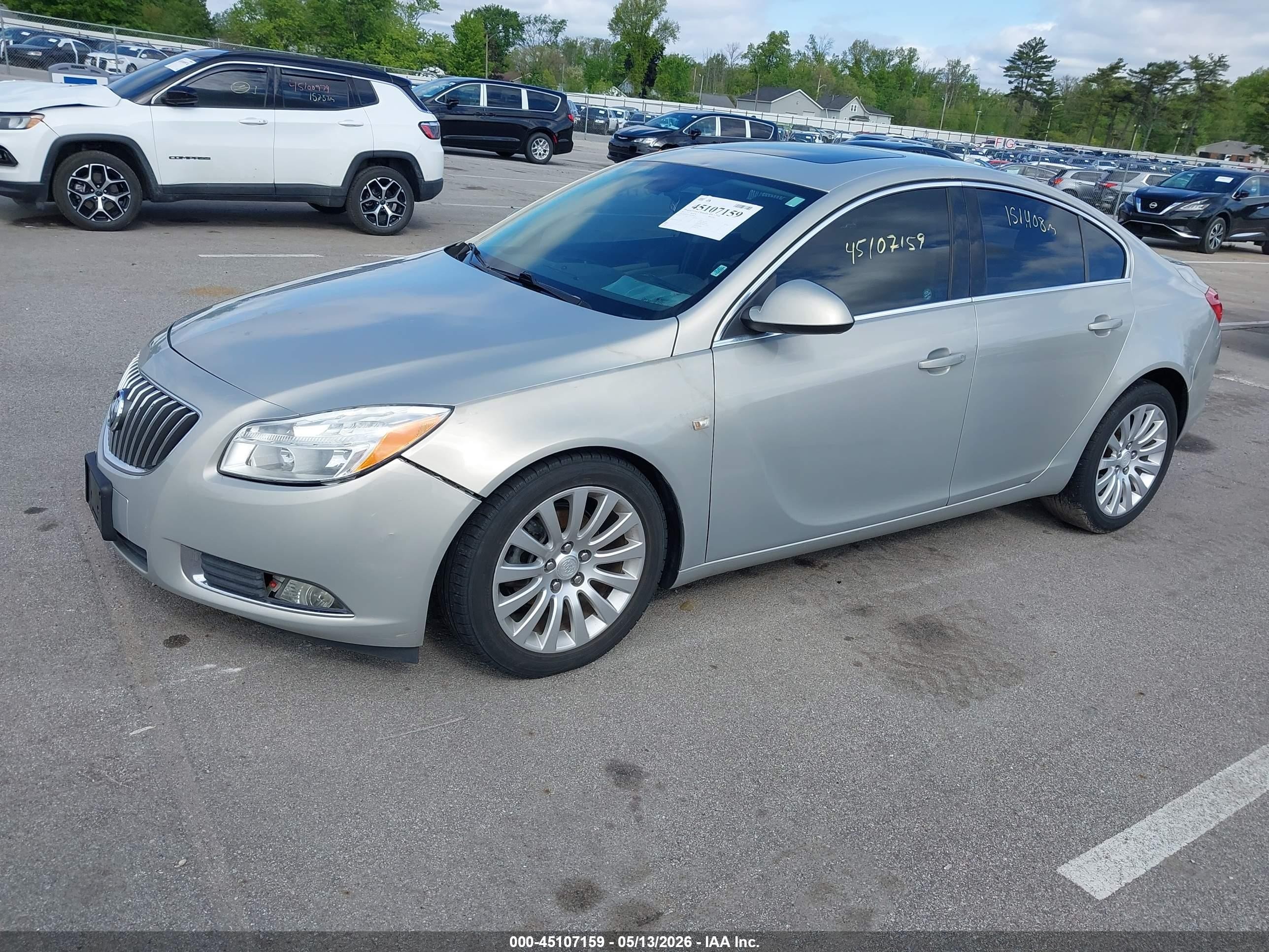 2011 Buick Regal Cxl Russelsheim Gray vin: W04GT5GC9B1000850