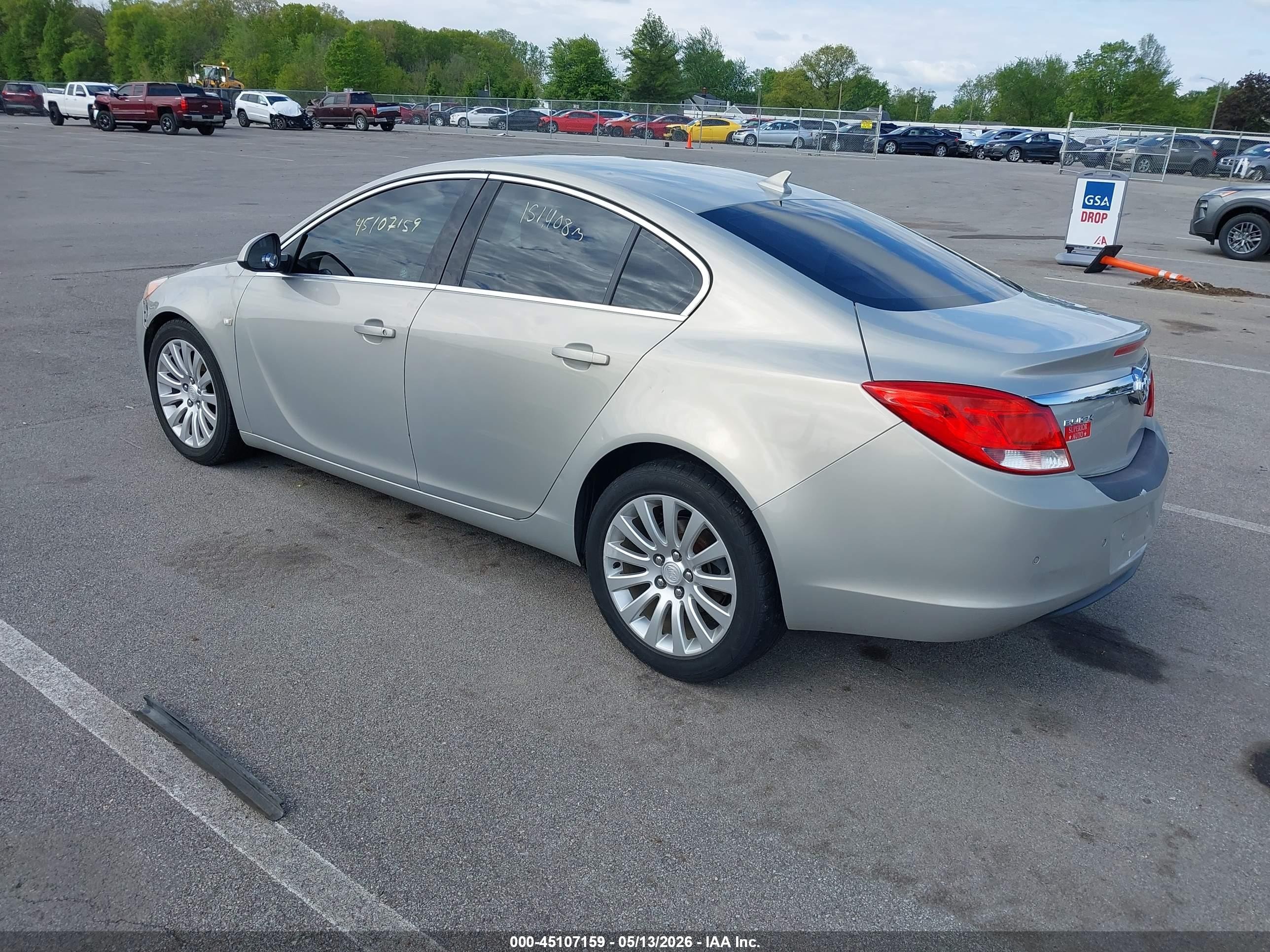 2011 Buick Regal Cxl Russelsheim Gray vin: W04GT5GC9B1000850
