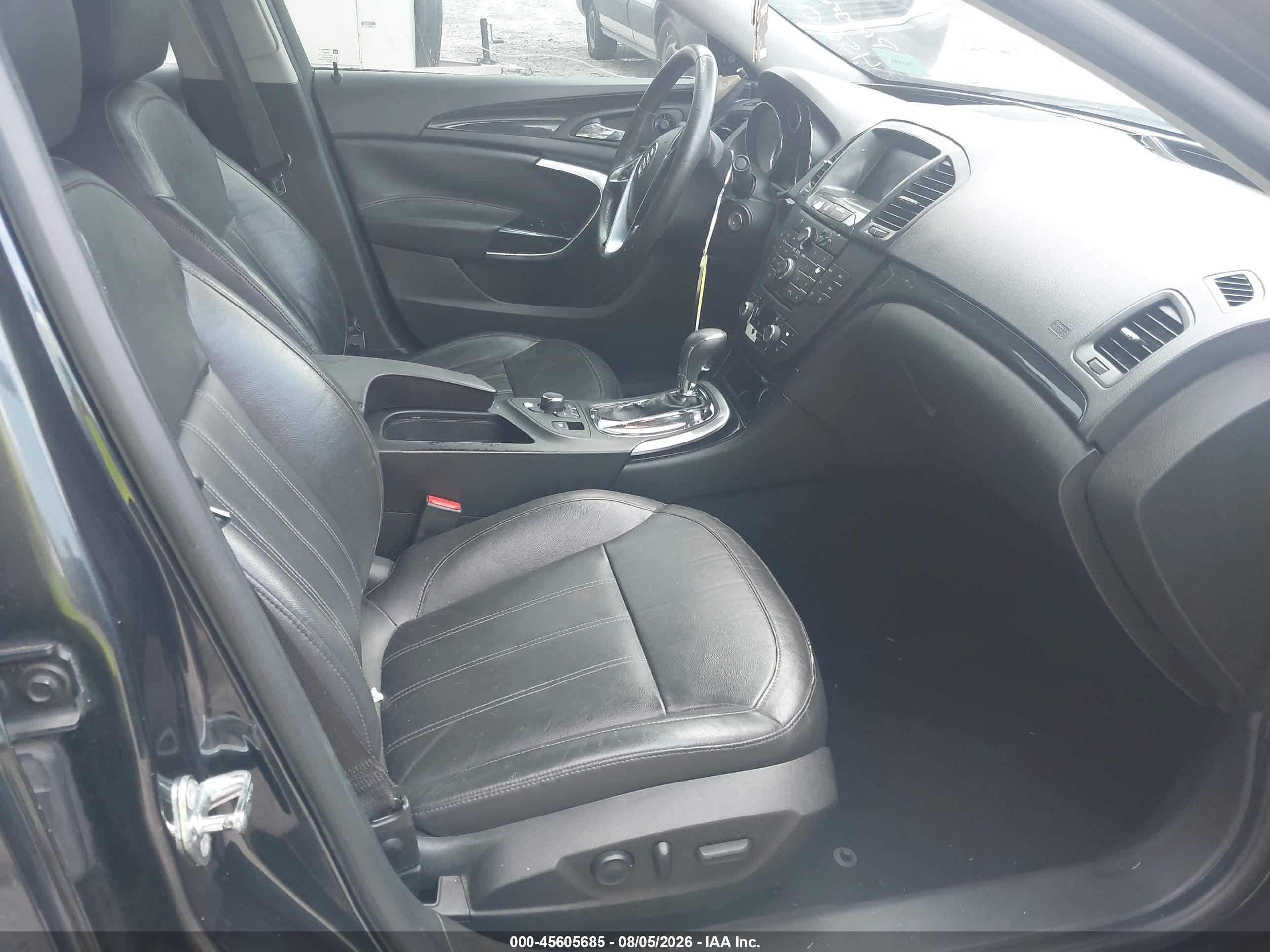 2011 Buick Regal Cxl Черный vin: W04GU5GC0B1005481