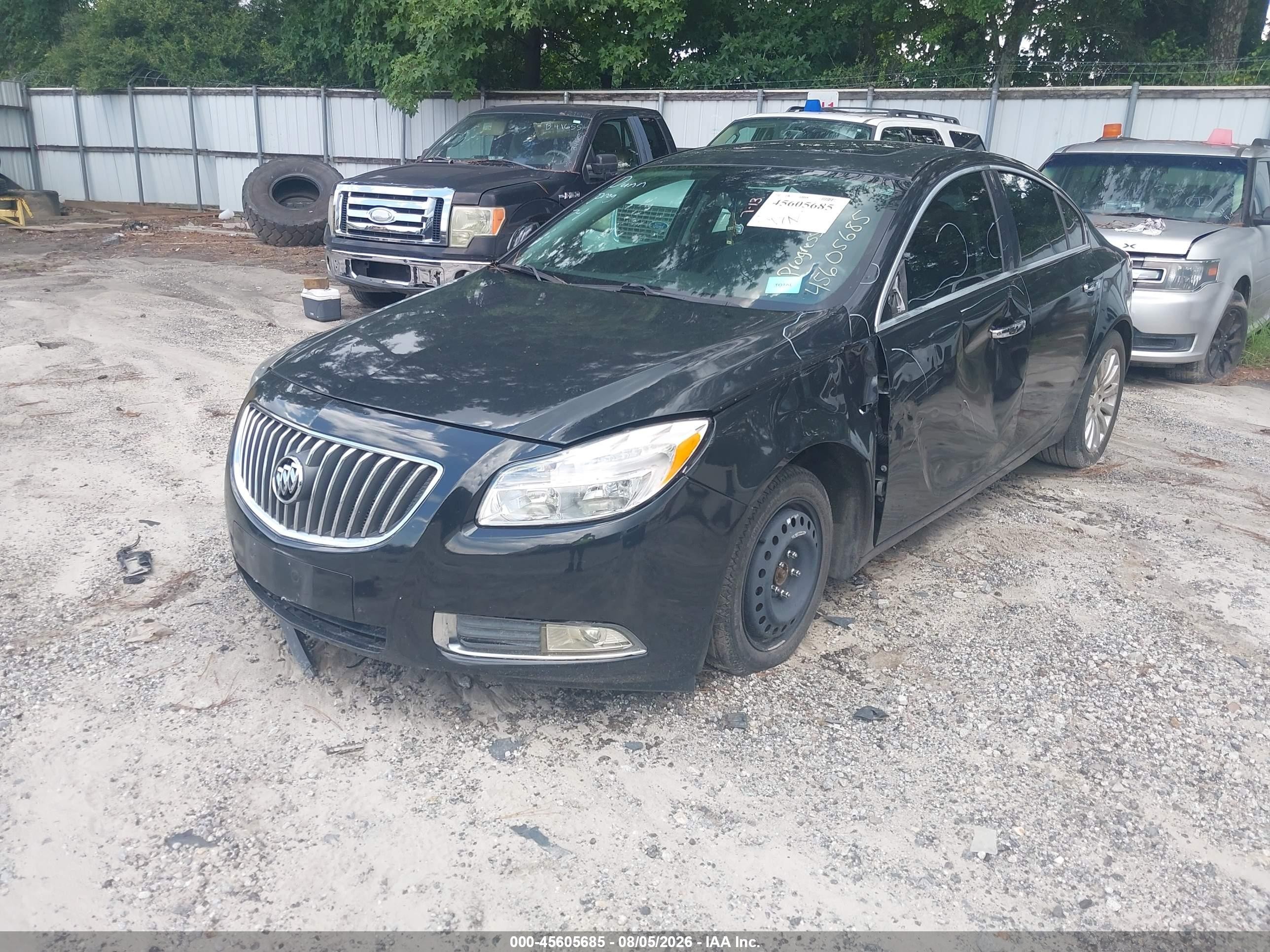 2011 Buick Regal Cxl Черный vin: W04GU5GC0B1005481