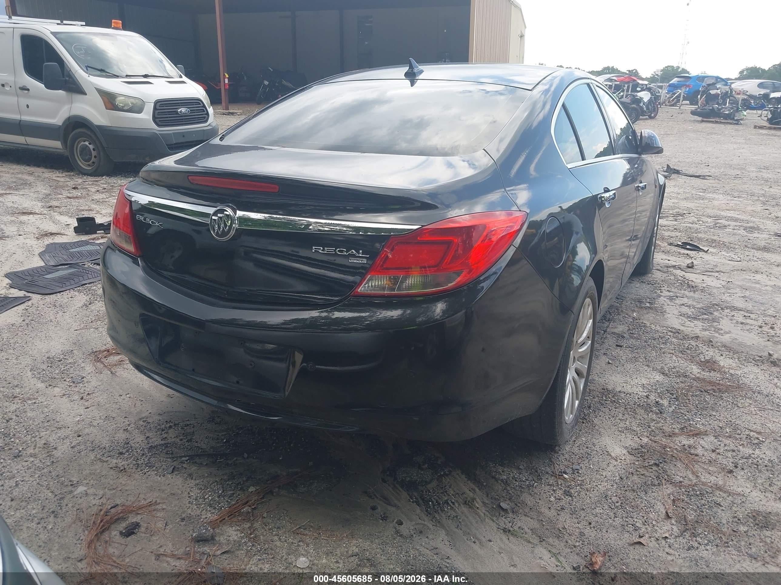 2011 Buick Regal Cxl Черный vin: W04GU5GC0B1005481
