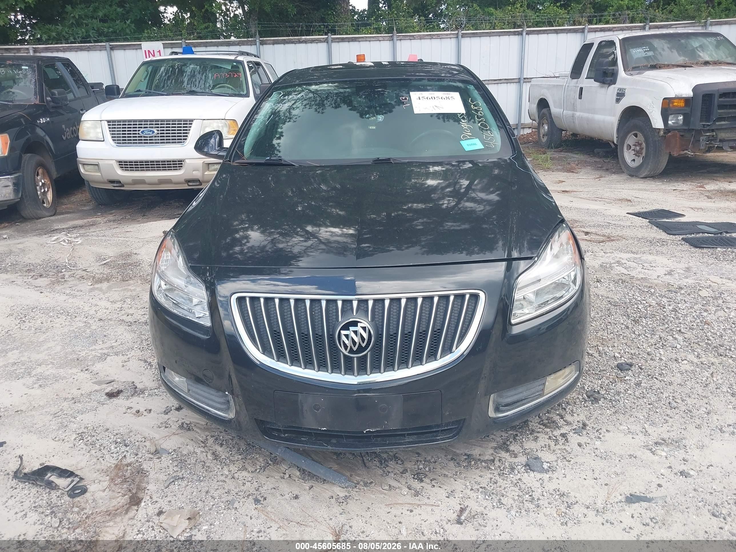 2011 Buick Regal Cxl Черный vin: W04GU5GC0B1005481