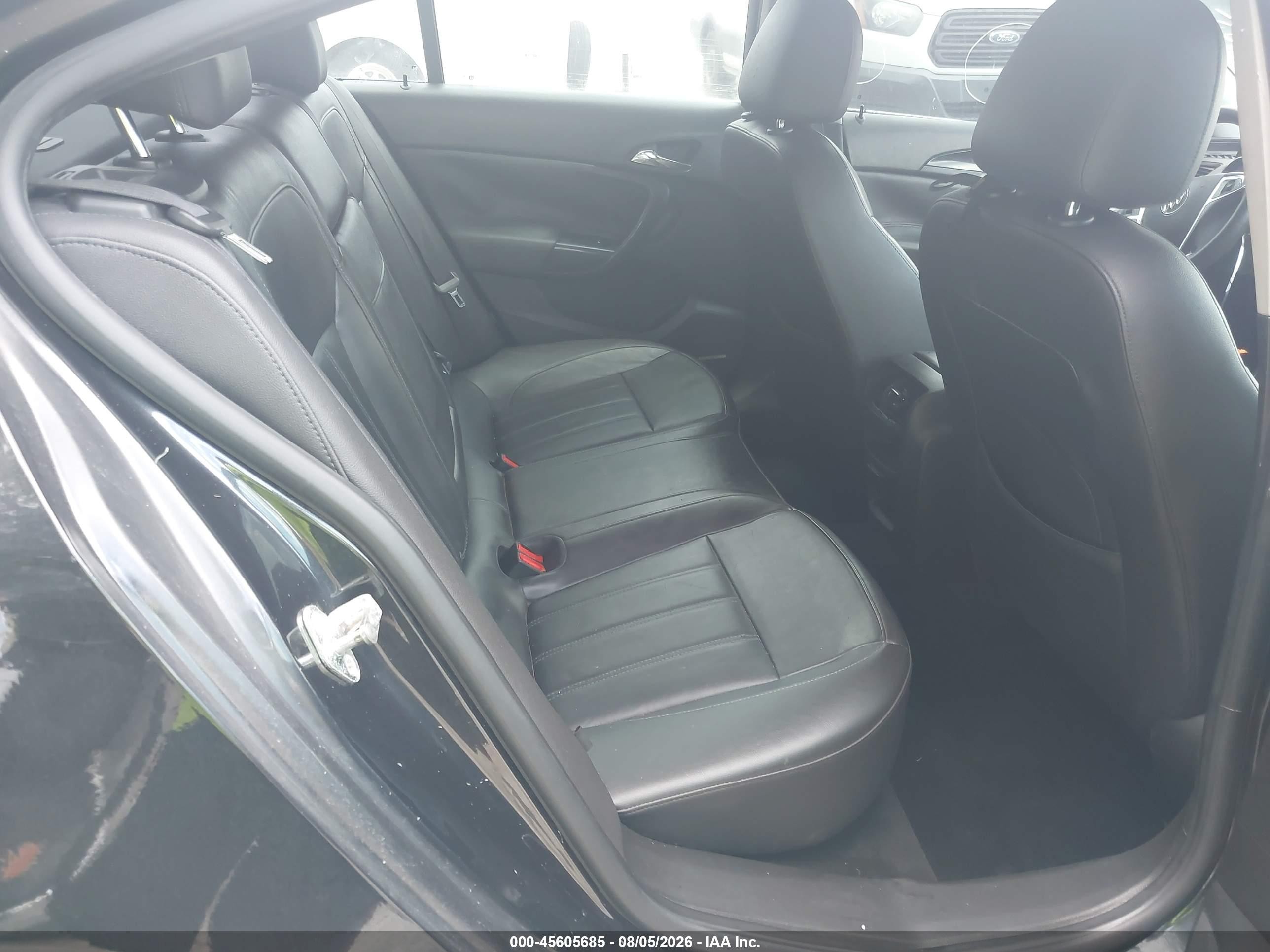 2011 Buick Regal Cxl Черный vin: W04GU5GC0B1005481