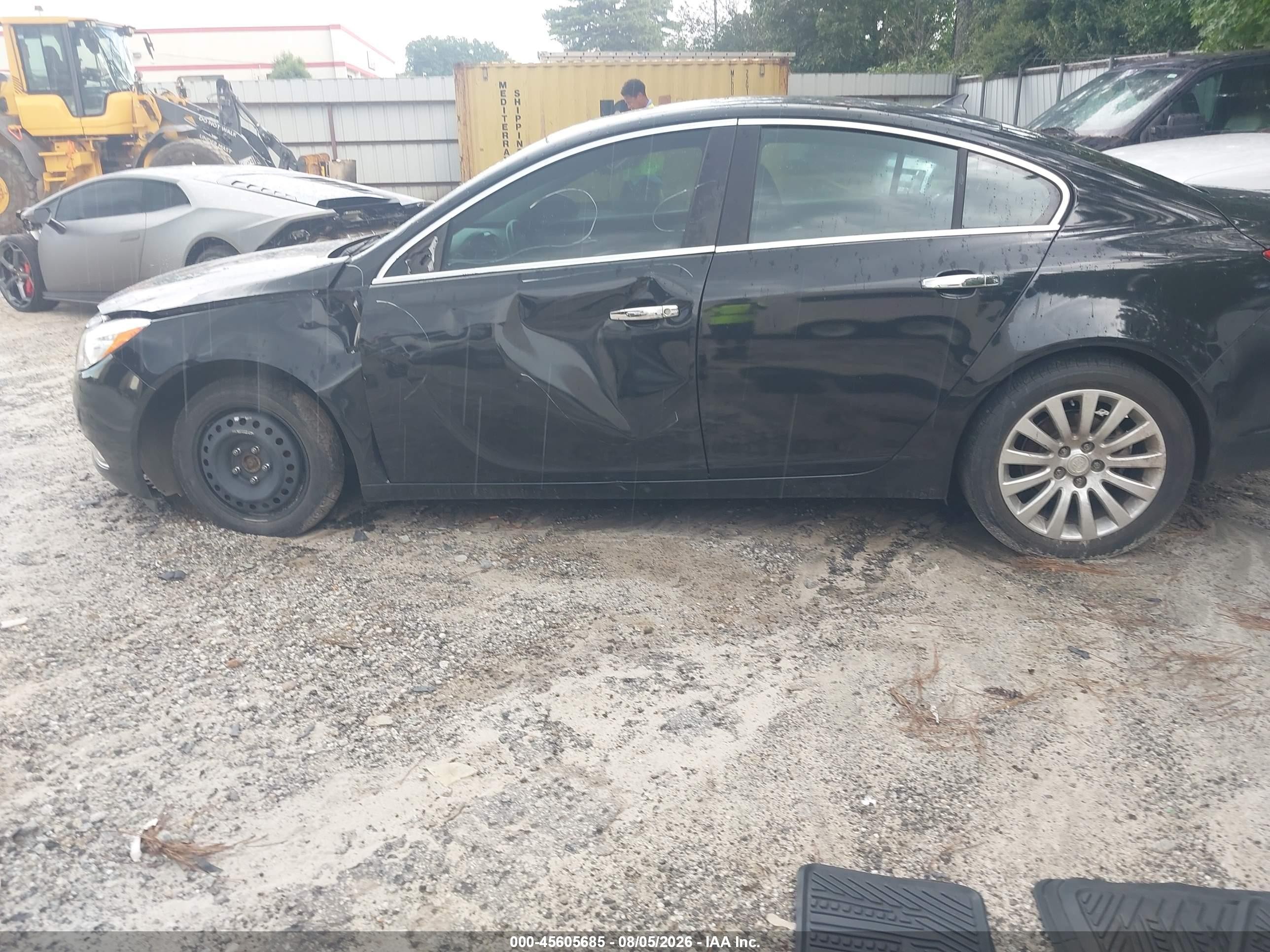 2011 Buick Regal Cxl Черный vin: W04GU5GC0B1005481