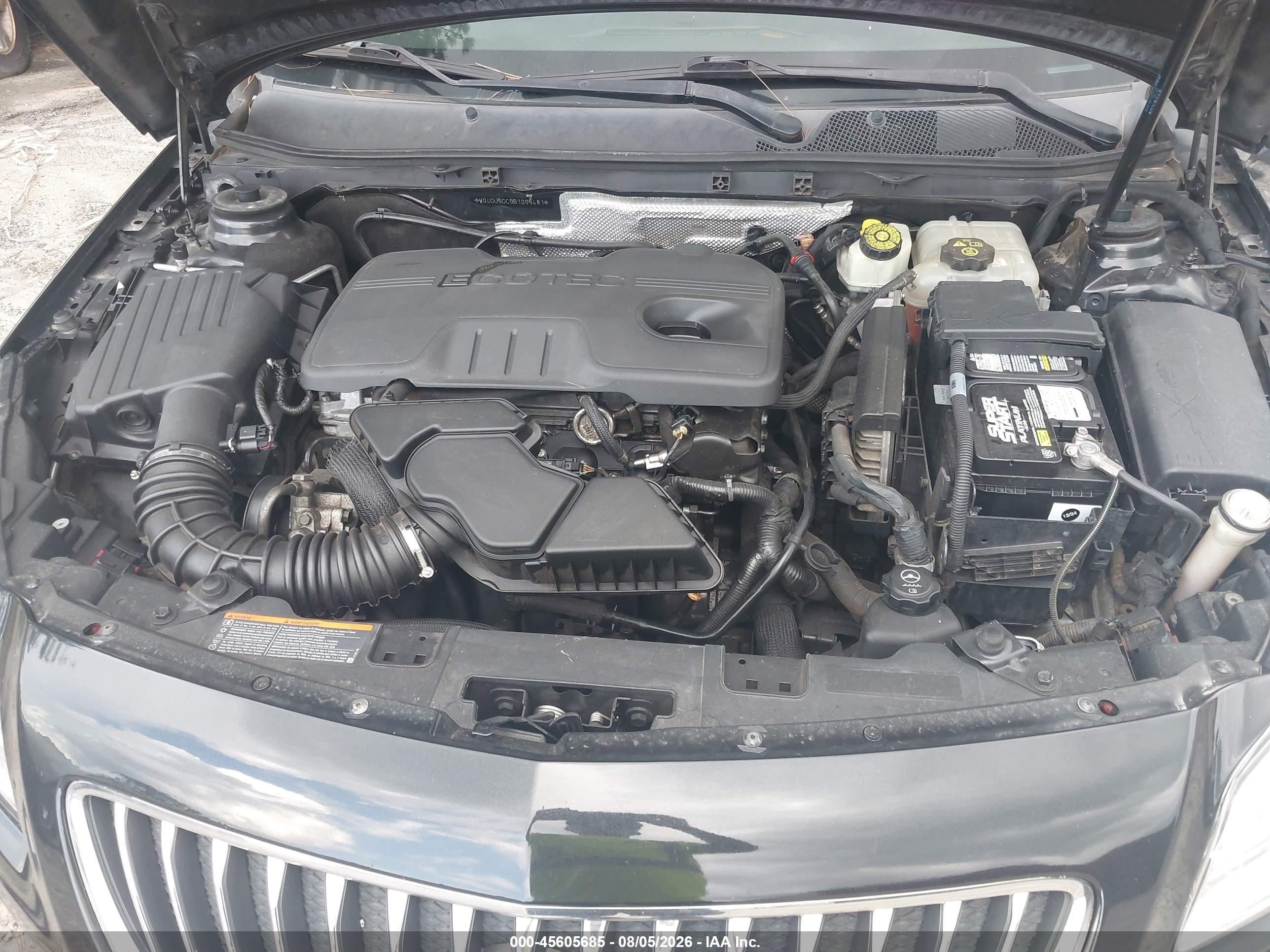 2011 Buick Regal Cxl Черный vin: W04GU5GC0B1005481
