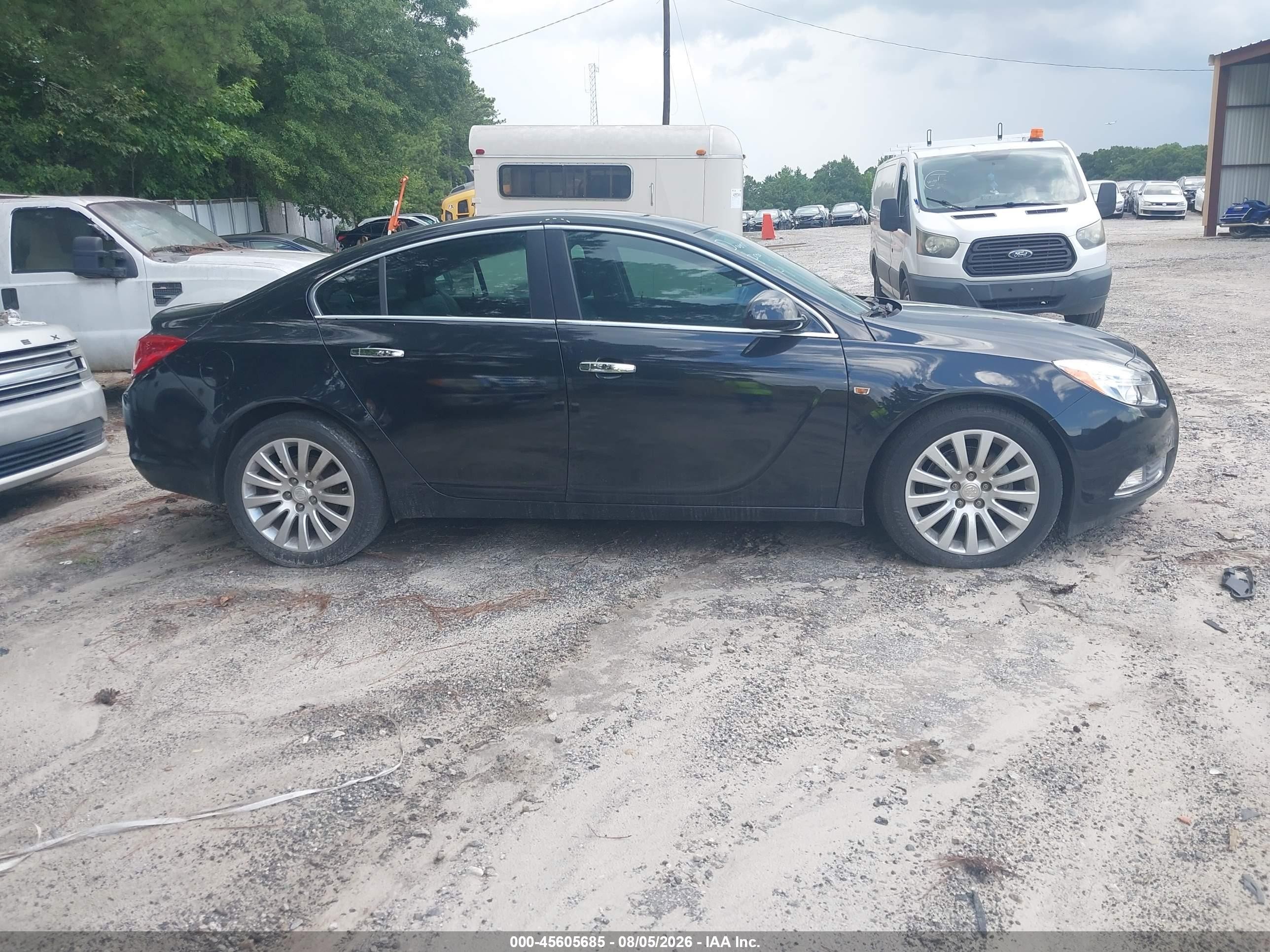 2011 Buick Regal Cxl Черный vin: W04GU5GC0B1005481