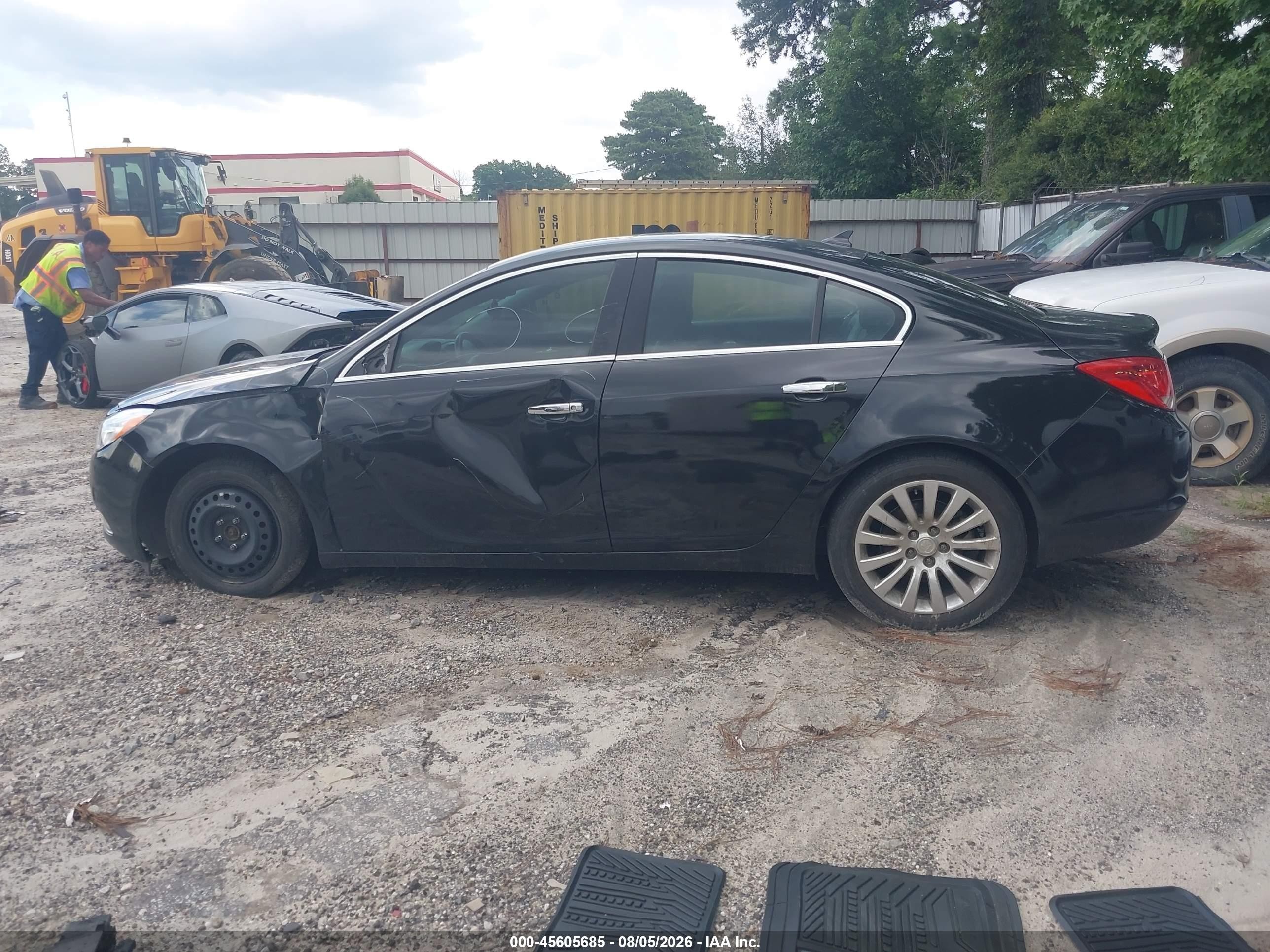 2011 Buick Regal Cxl Черный vin: W04GU5GC0B1005481