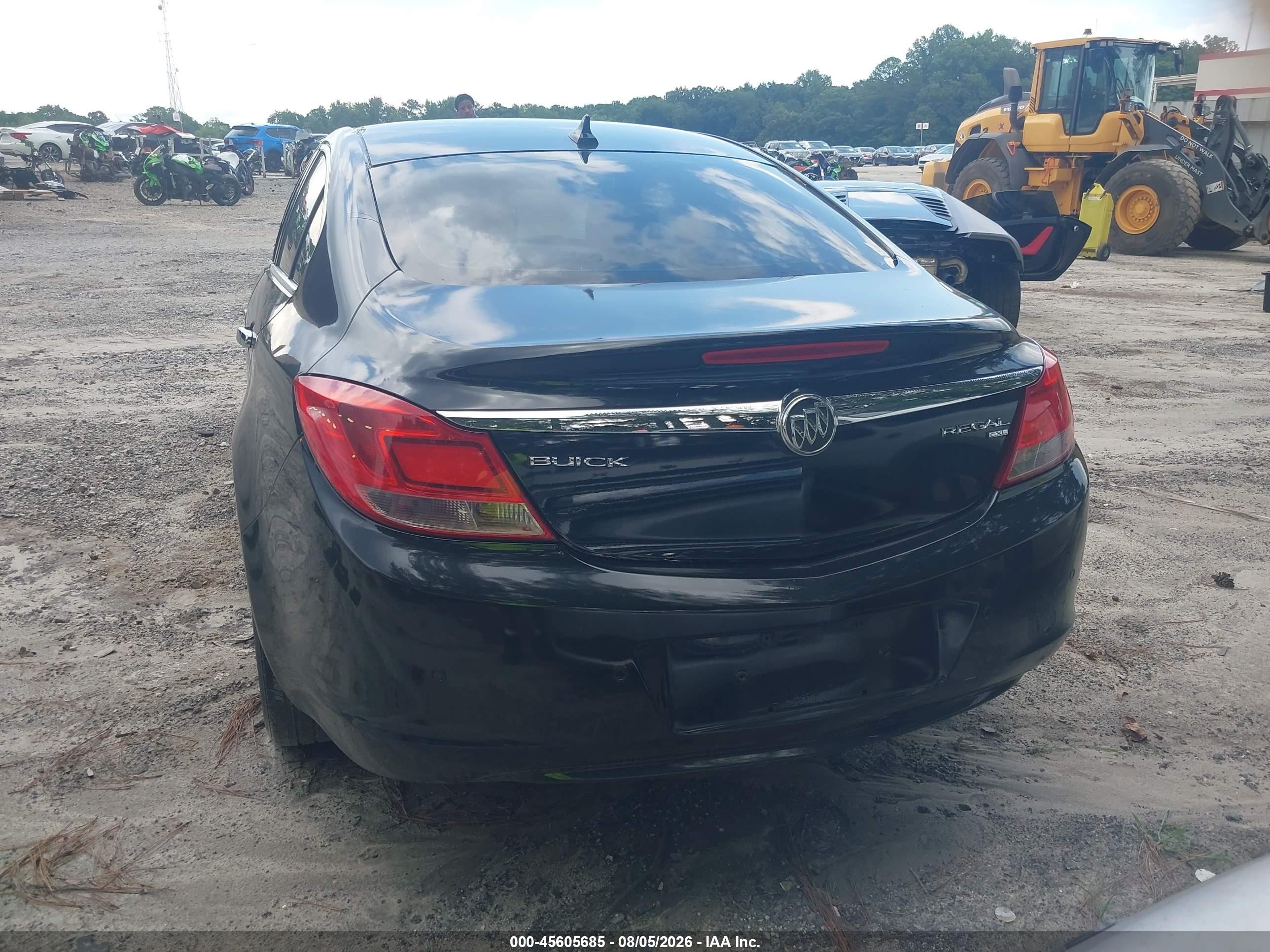 2011 Buick Regal Cxl Черный vin: W04GU5GC0B1005481