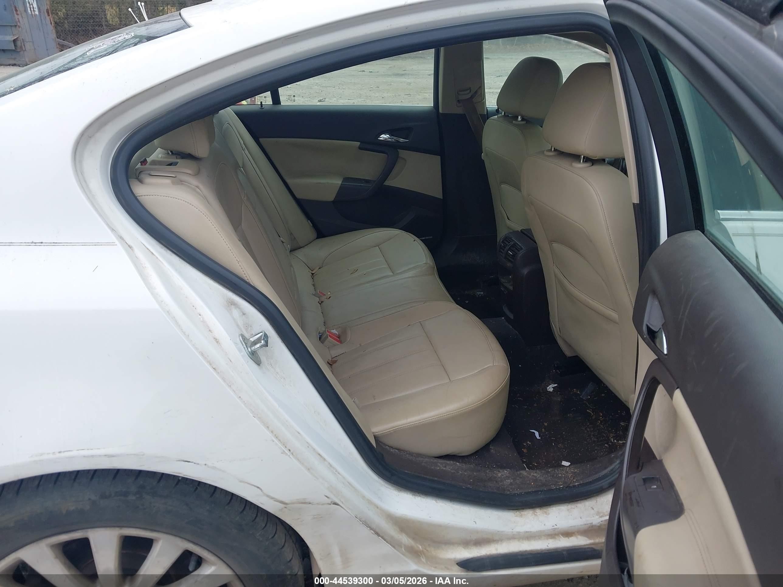 2011 Buick Regal Cxl Russelsheim Белый vin: W04GU5GC0B1007540