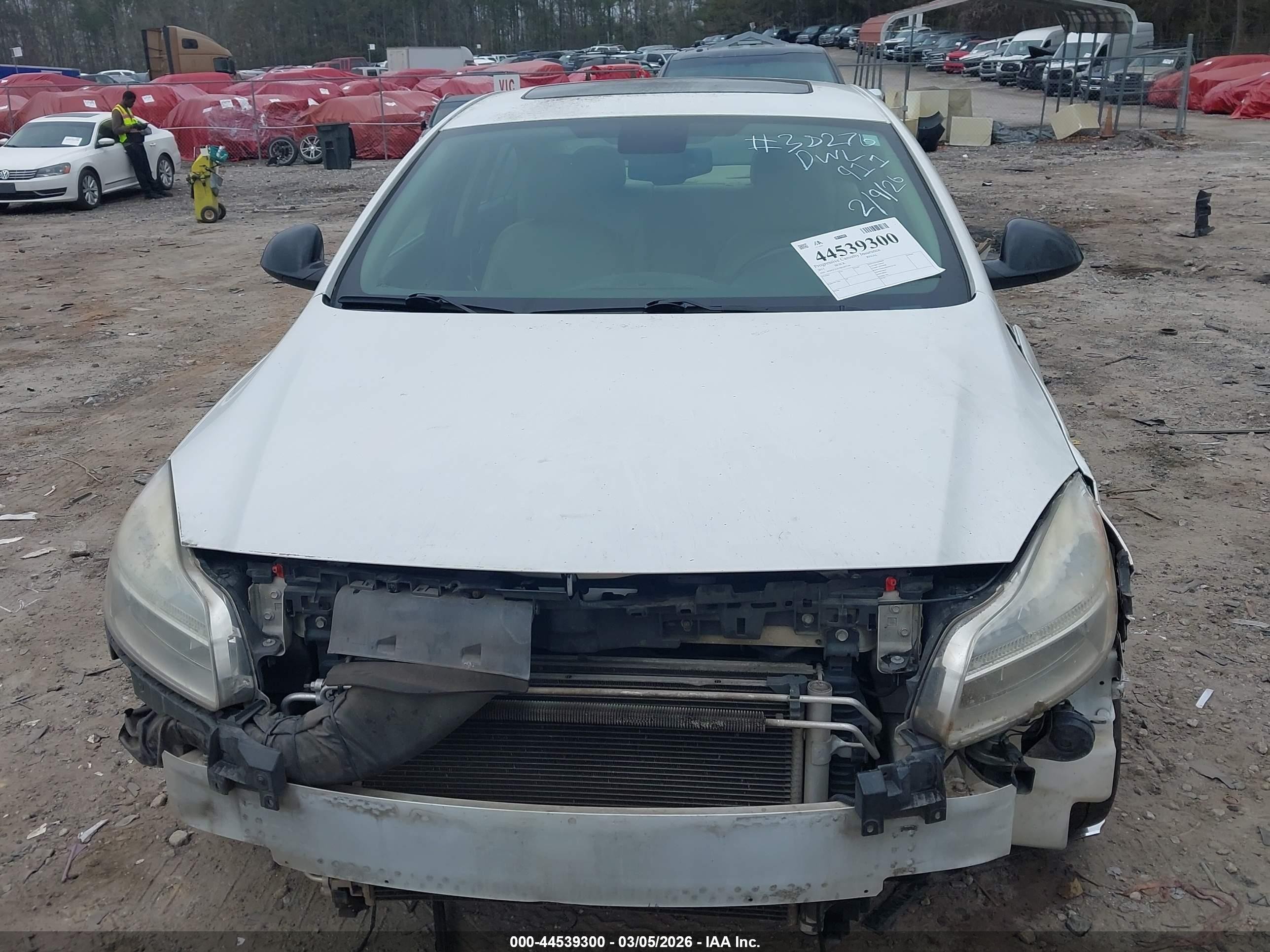 2011 Buick Regal Cxl Russelsheim Белый vin: W04GU5GC0B1007540