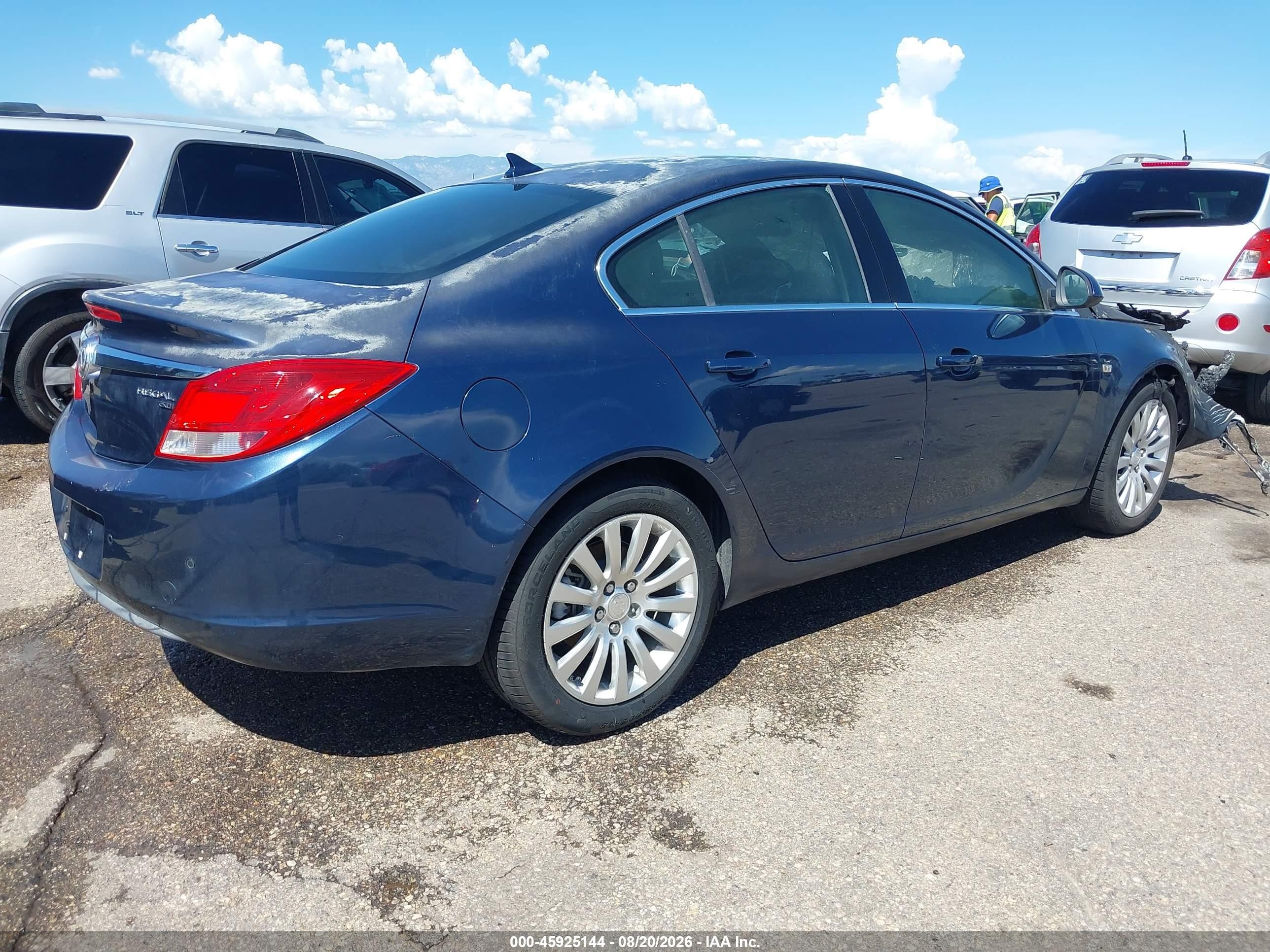 2011 Buick Regal Cxl Russelsheim Dark Blue vin: W04GU5GC6B1012712
