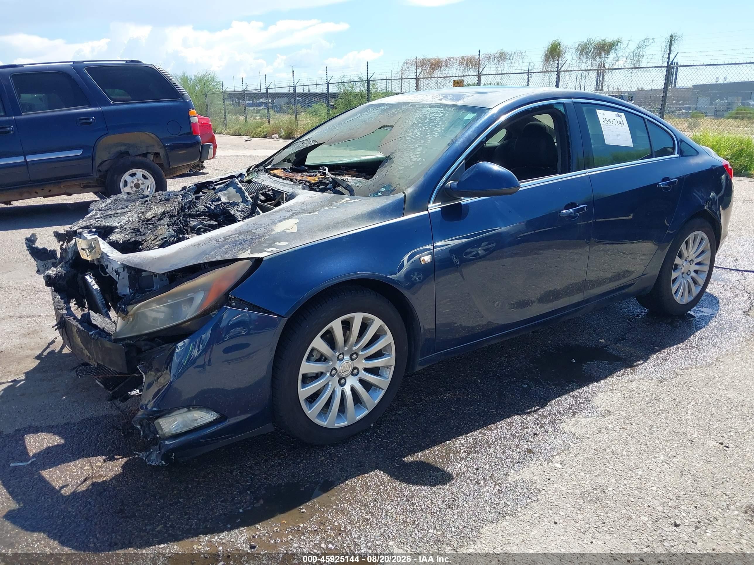 2011 Buick Regal Cxl Russelsheim Dark Blue vin: W04GU5GC6B1012712