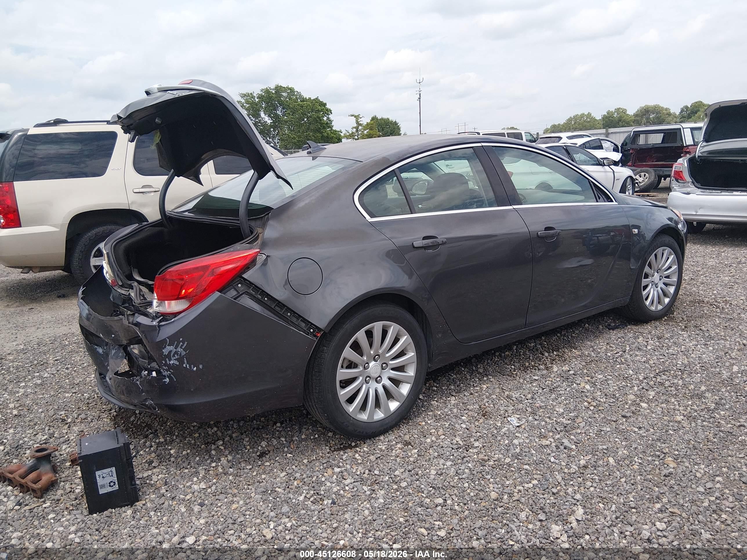 2011 Buick Regal Cxl Russelsheim Серый vin: W04GU5GC7B1088617