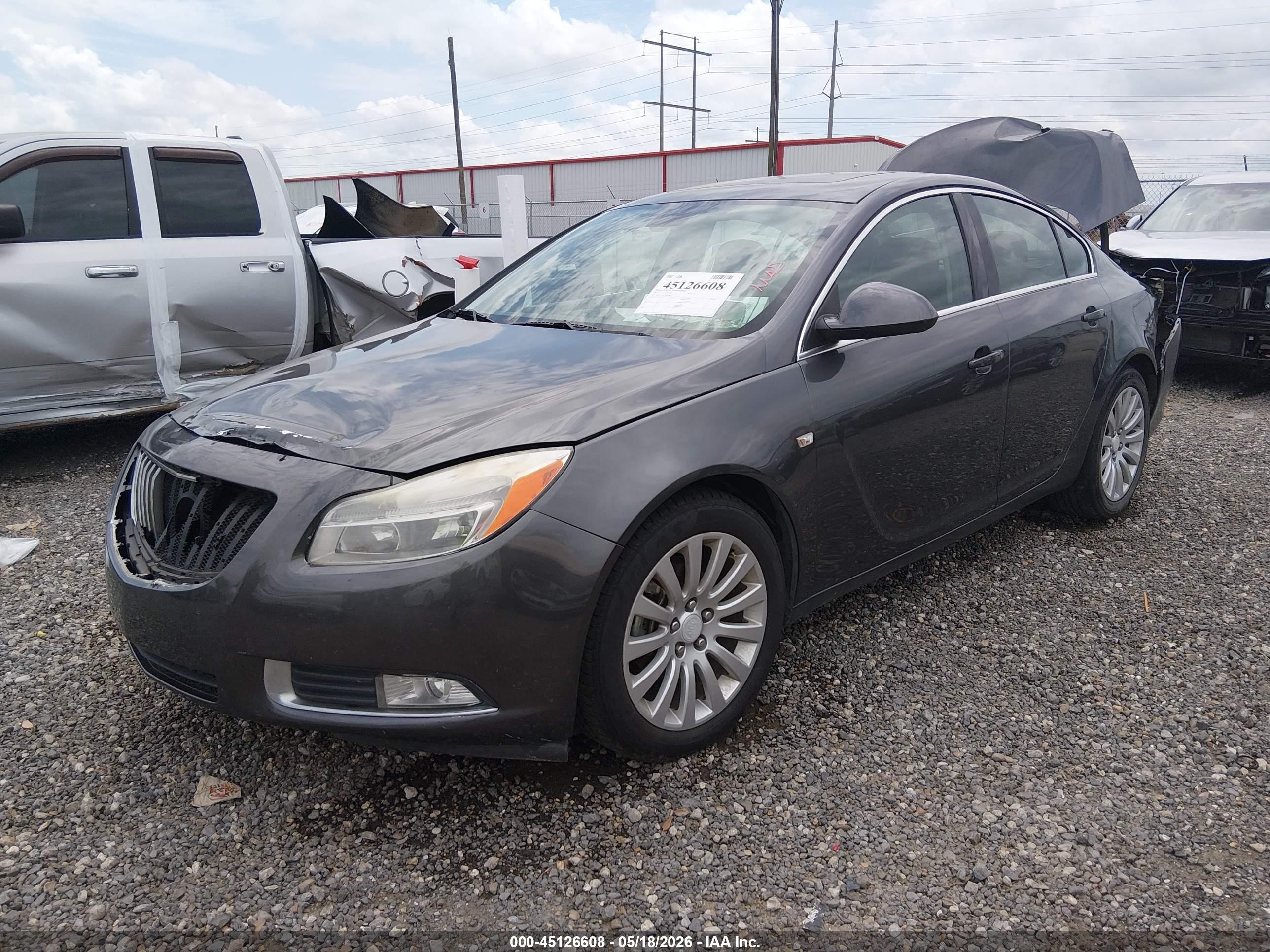 2011 Buick Regal Cxl Russelsheim Серый vin: W04GU5GC7B1088617