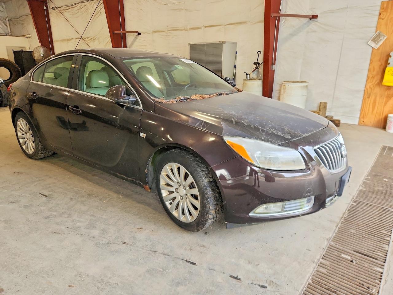 2011 Buick Regal Cxl Maroon vin: W04GV5EV1B1134556