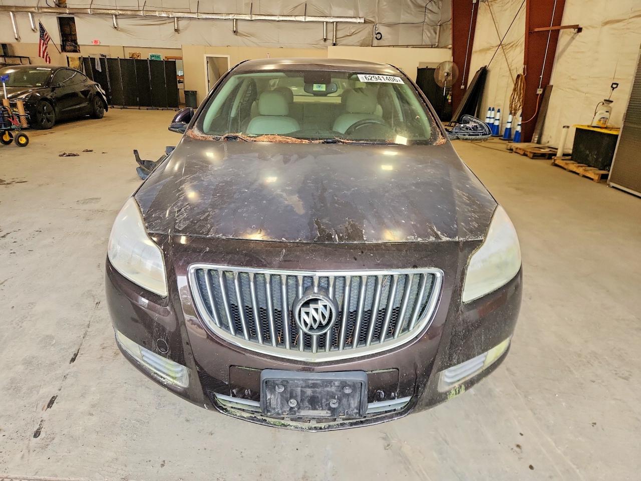 2011 Buick Regal Cxl Maroon vin: W04GV5EV1B1134556