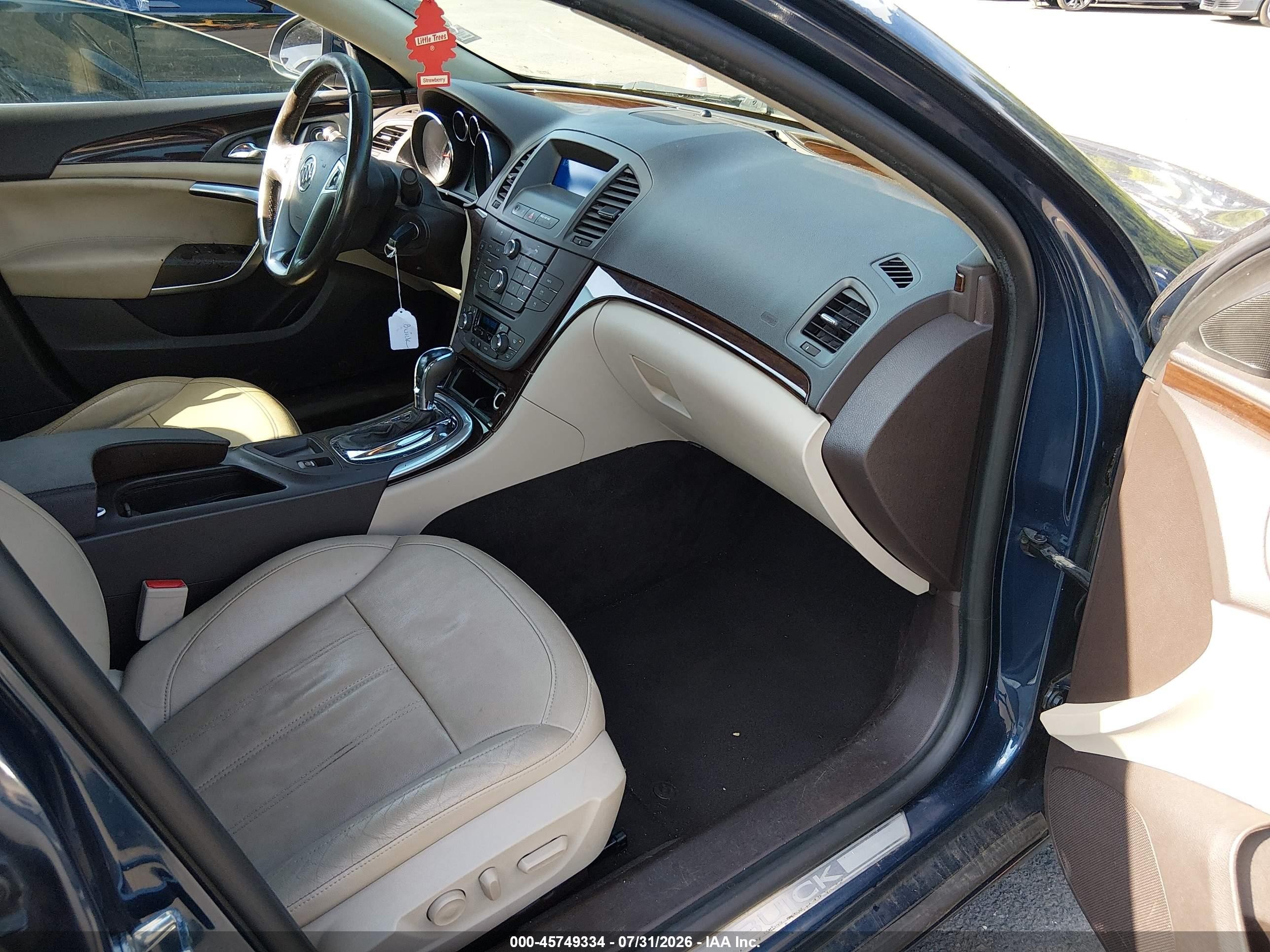 2011 Buick Regal Cxl Turbo Russelsheim Dark Blue vin: W04GV5EV5B1080792