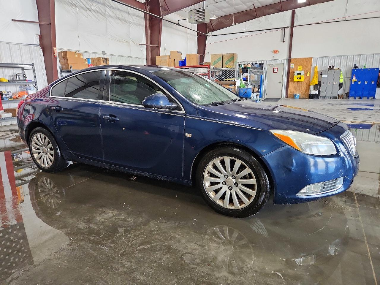2011 Buick Regal Cxl Blue vin: W04GV5EV8B1071990