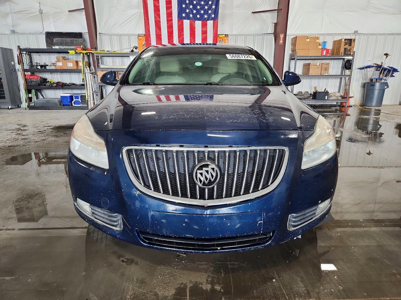 2011 Buick Regal Cxl Blue vin: W04GV5EV8B1071990