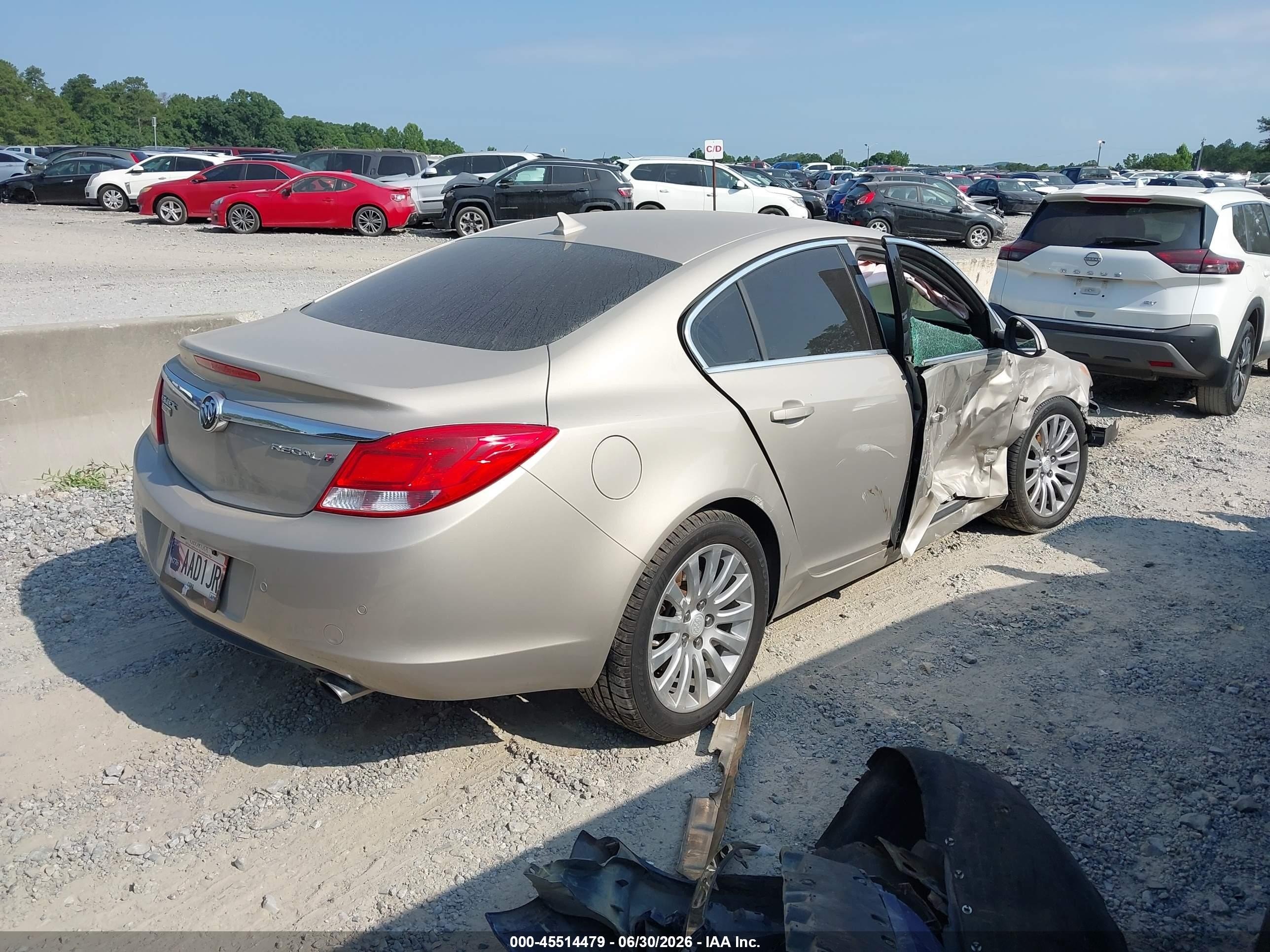 2011 Buick Regal Cxl Turbo Russelsheim Brown vin: W04GW5EV2B1109291