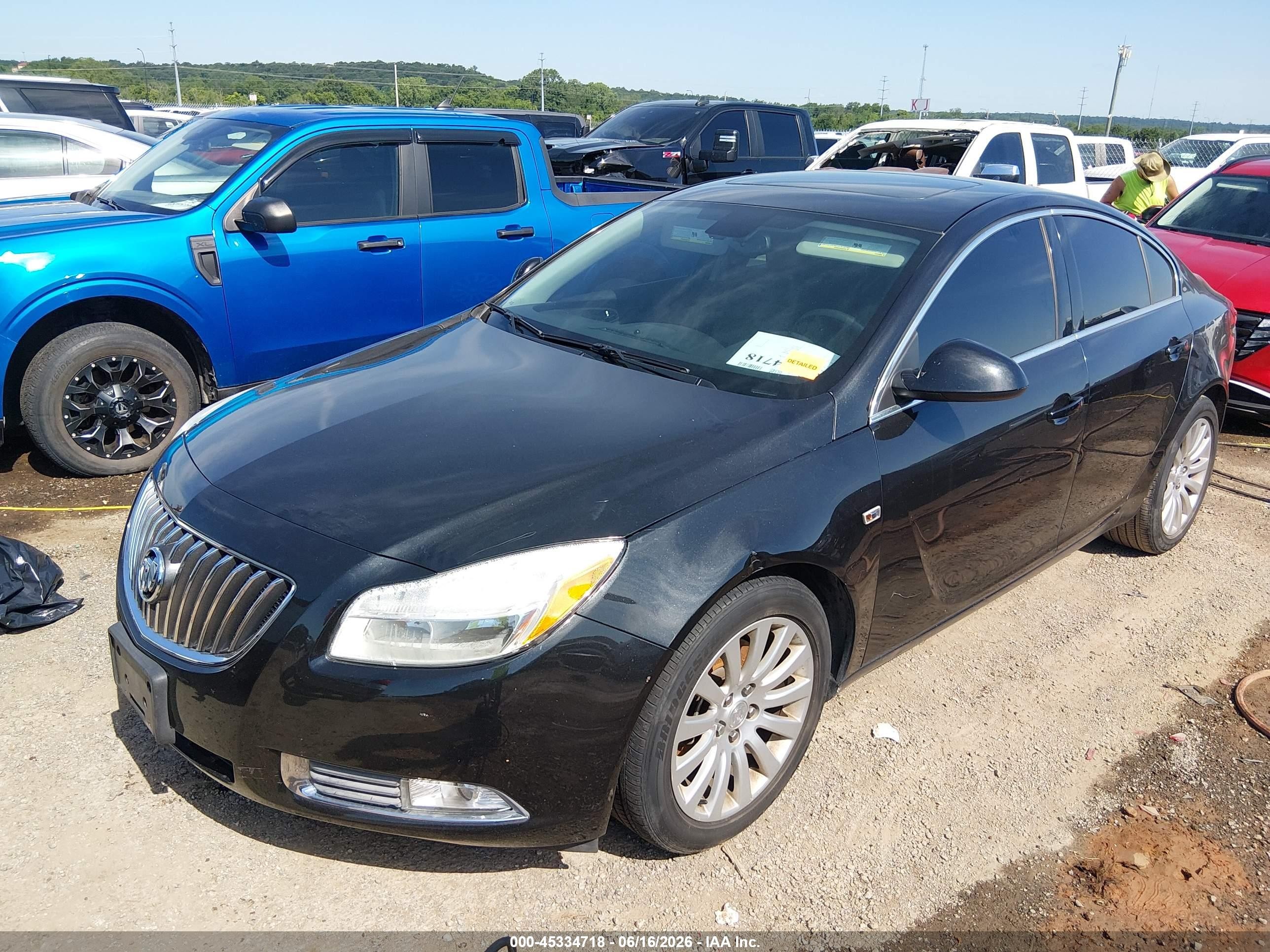 2011 Buick Regal Cxl Turbo Russelsheim Gray vin: W04GW5EV3B1132286