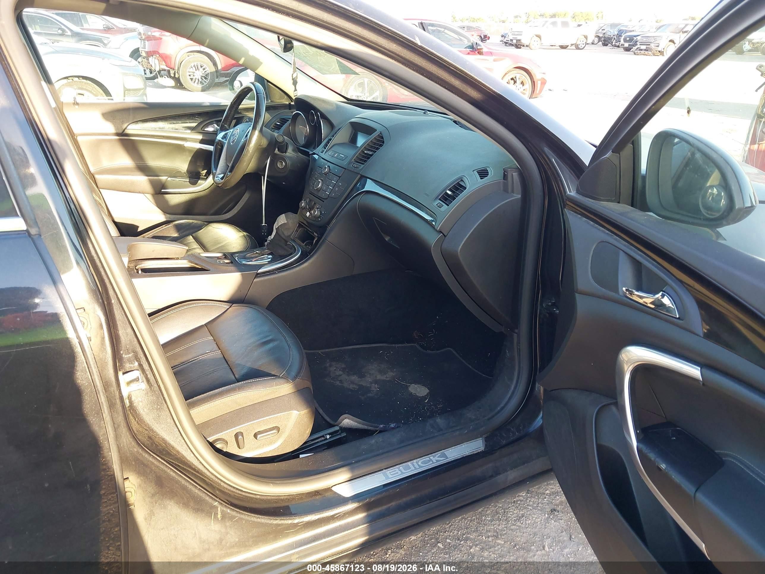 2011 Buick Regal Cxl Turbo Russelsheim Black vin: W04GW5EV4B1124617